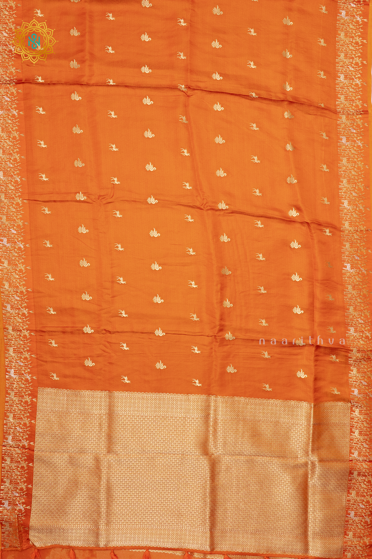 ORANGE - SATIN CREPE