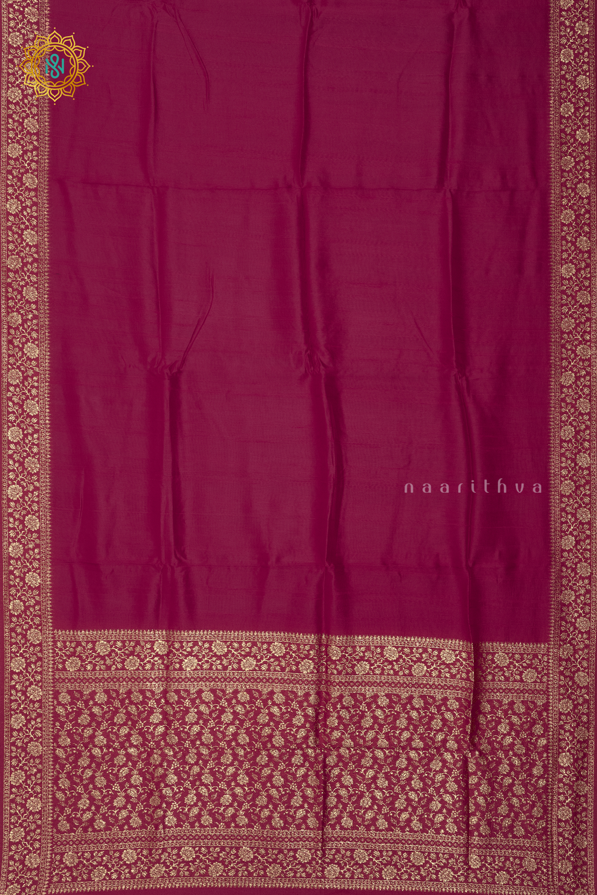 PINK WITH PURPLE - SEMI TUSSAR SILK