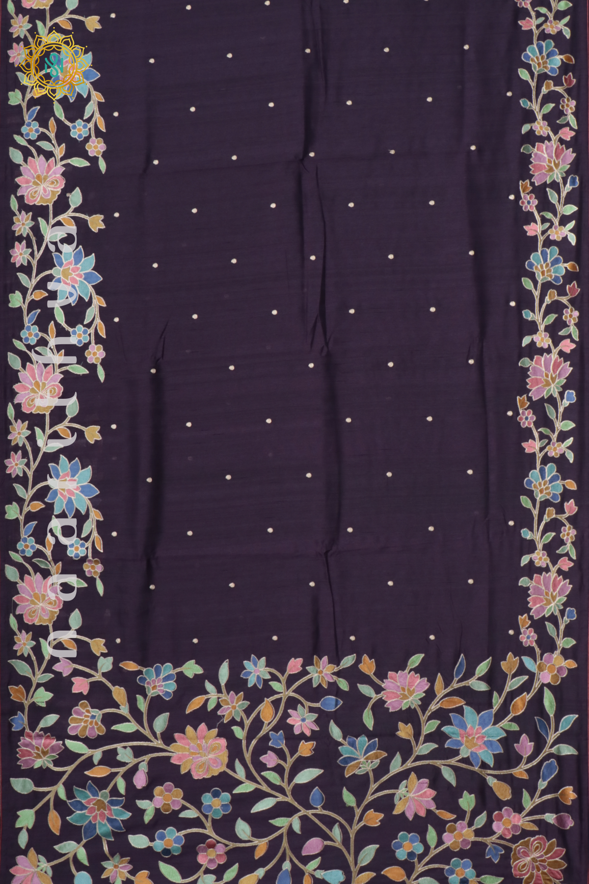 DEEP PURPLE - SEMI TUSSAR SILK