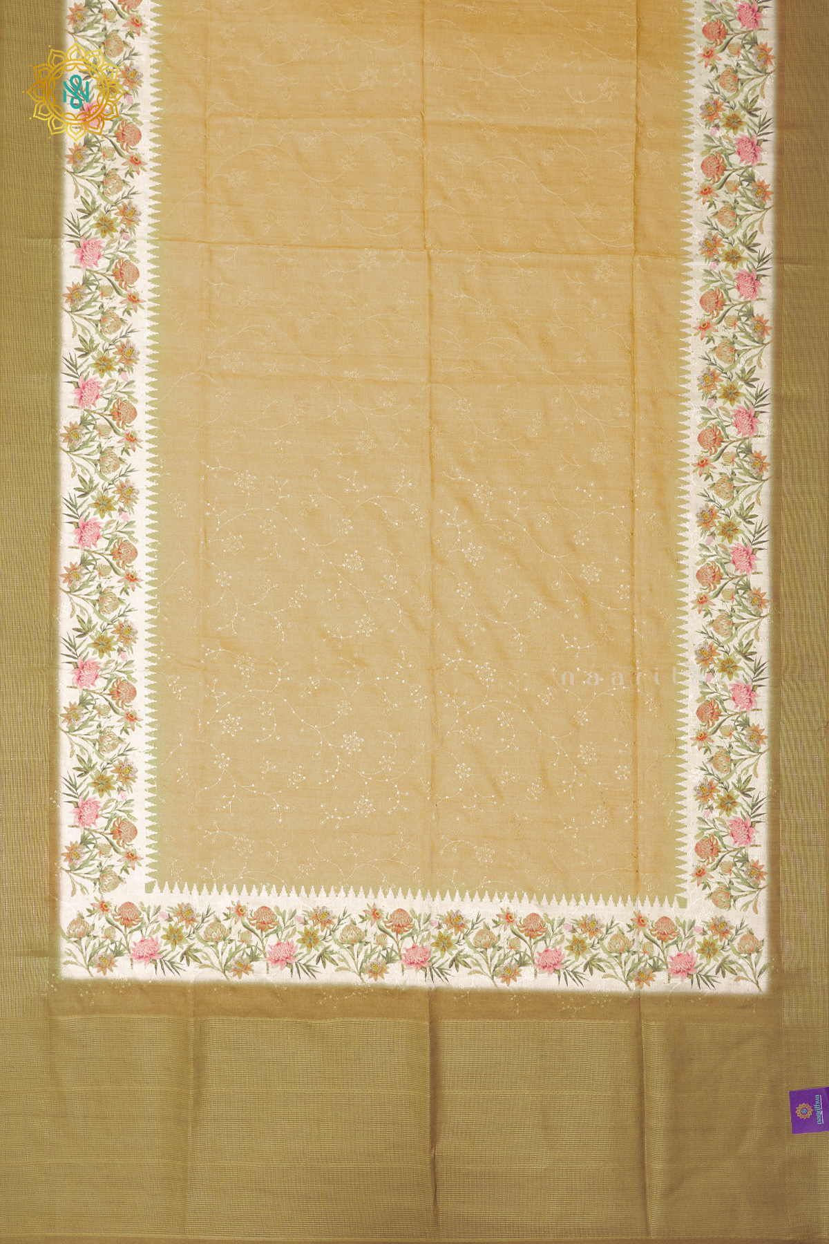 MUSTARD - SEMI TUSSAR SILK