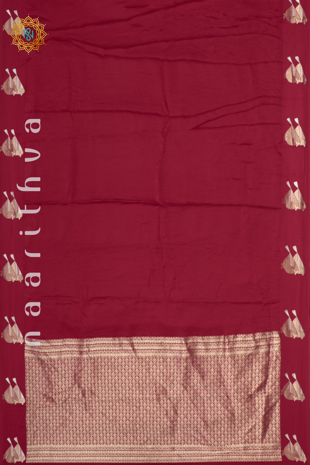 RED - SATIN BANARAS