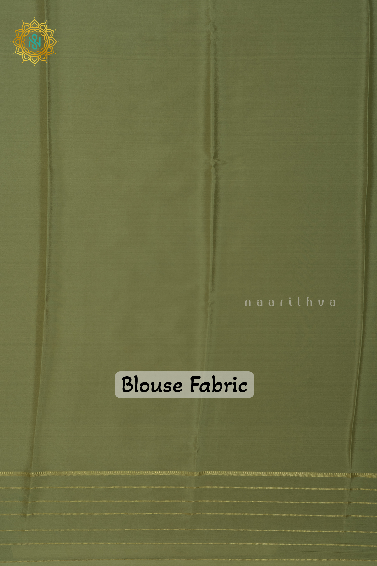 BOTTLE GREEN WITH SAGE GREEN & PINK - PURE MYSORE CREPE SILK