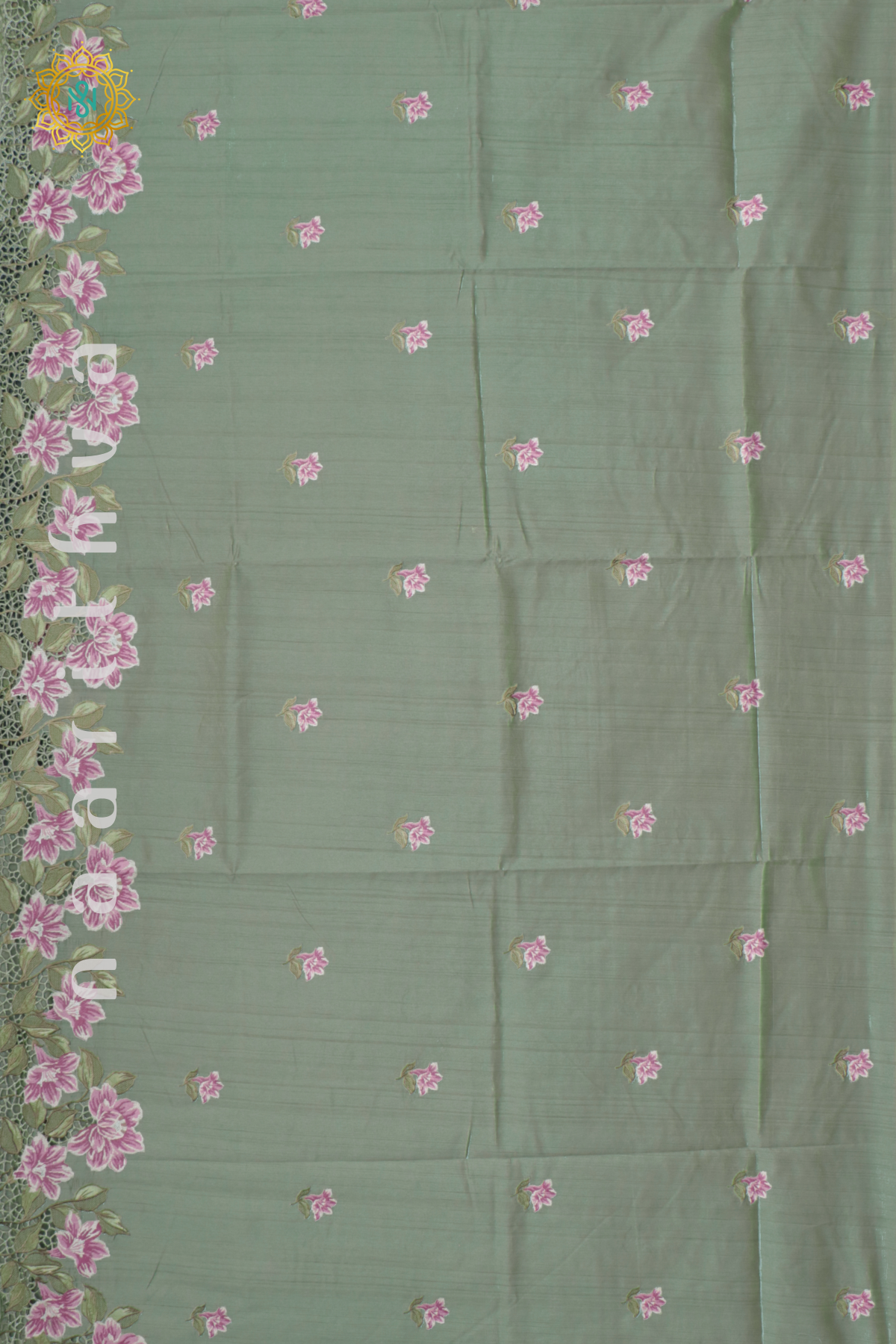 GREEN - SEMI TUSSAR SILK
