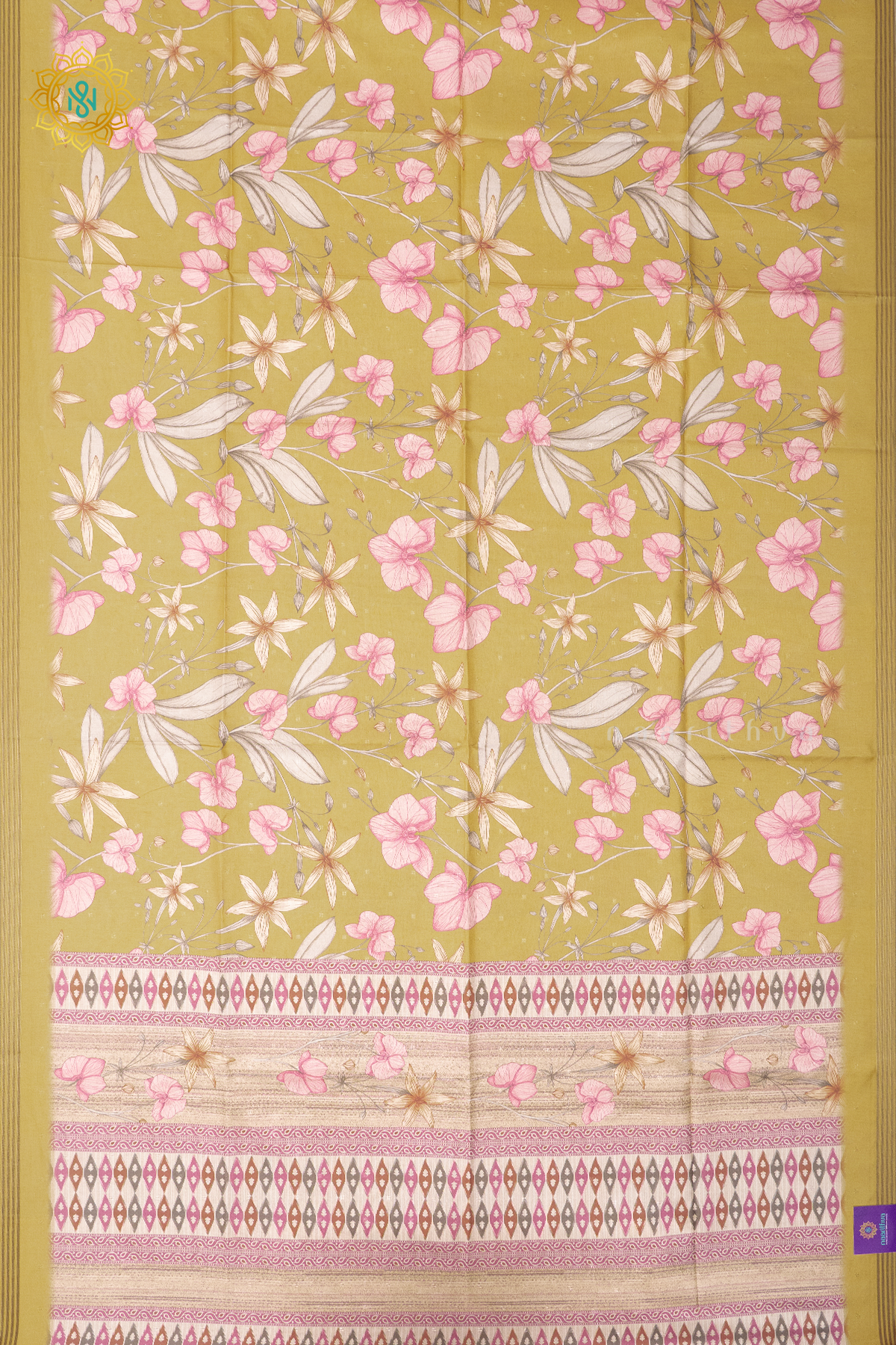 YELLOW - SEMI TUSSAR SILK