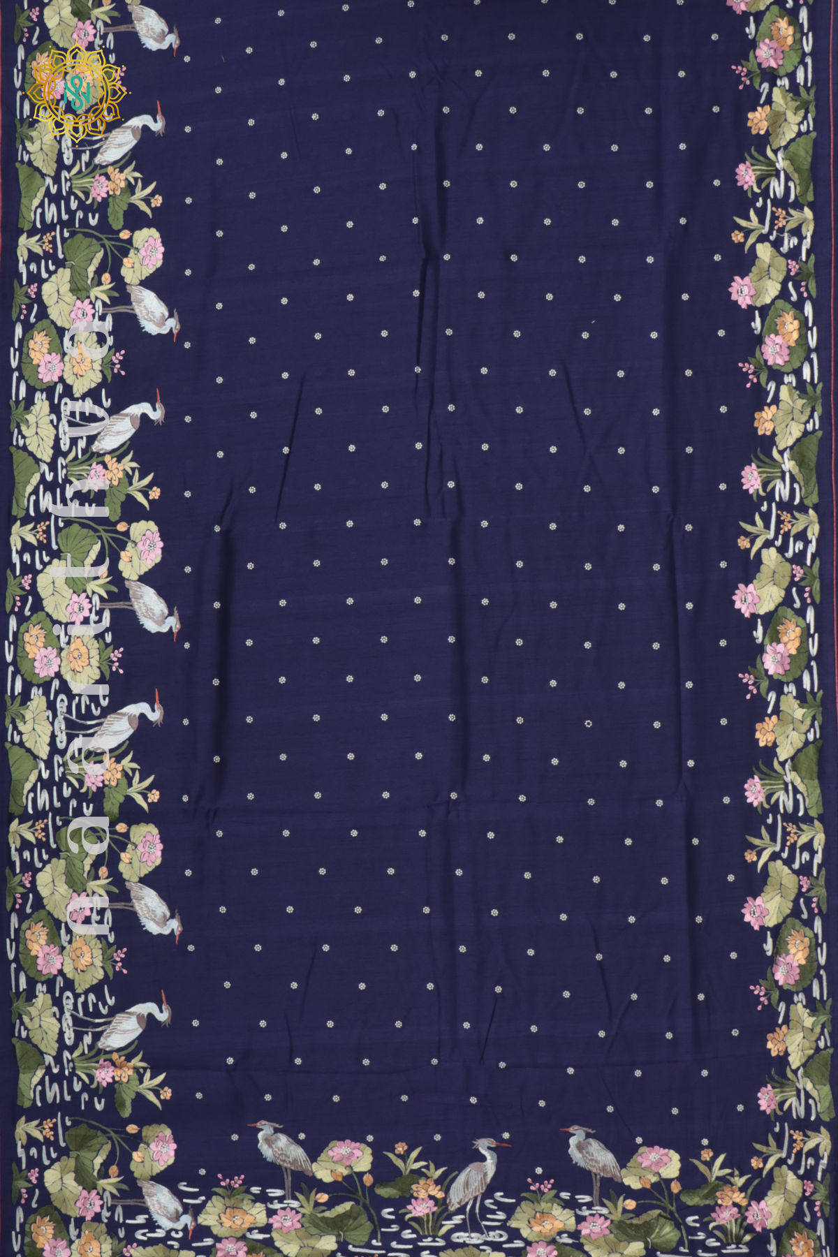 BLUE - SEMI TUSSAR SILK