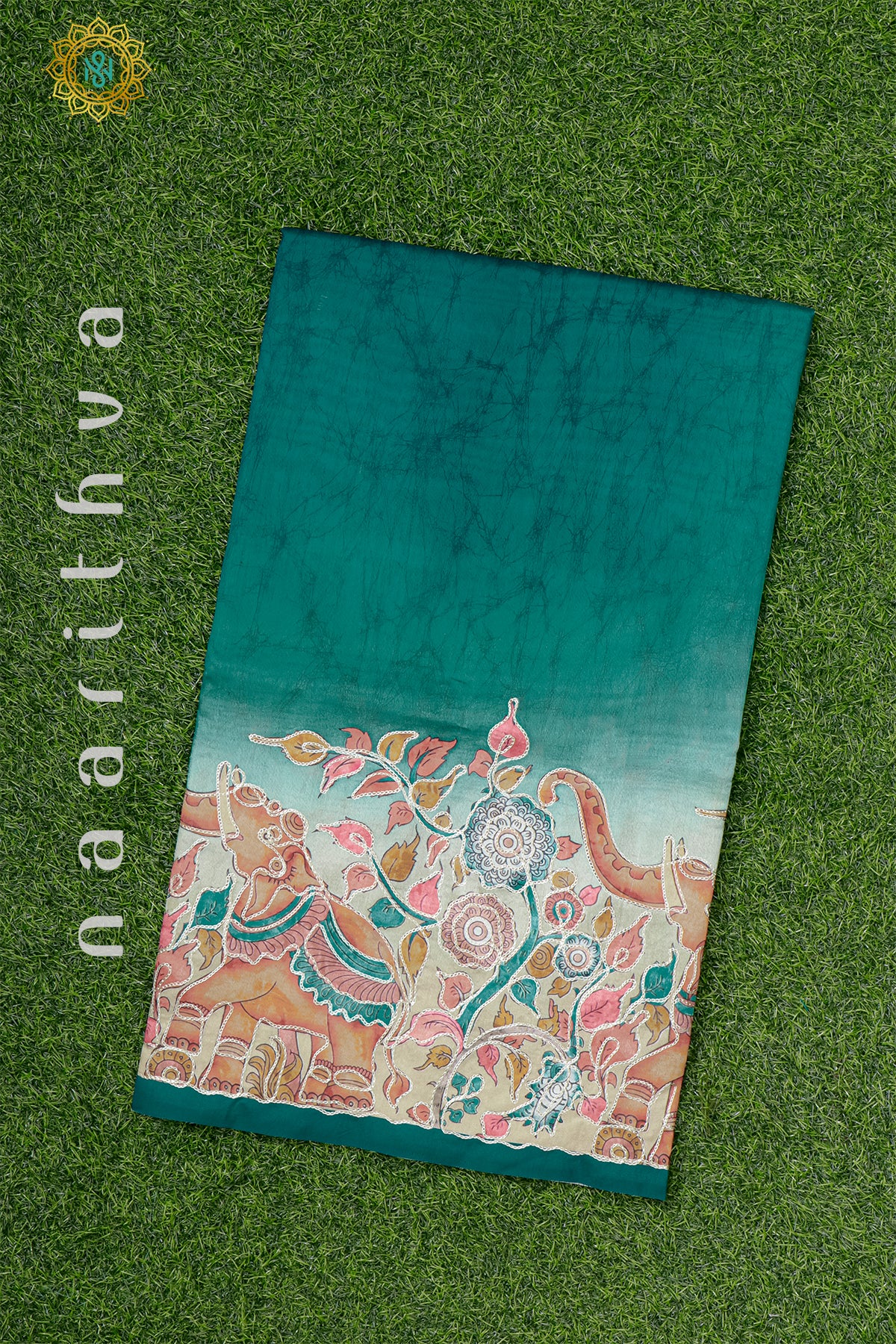 GREEN - SEMI TUSSAR SILK