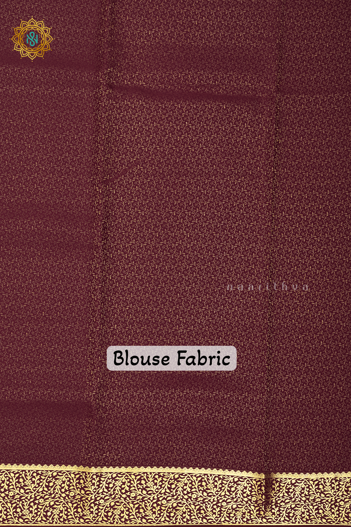 MAROON - PURE MYSORE CREPE SILK