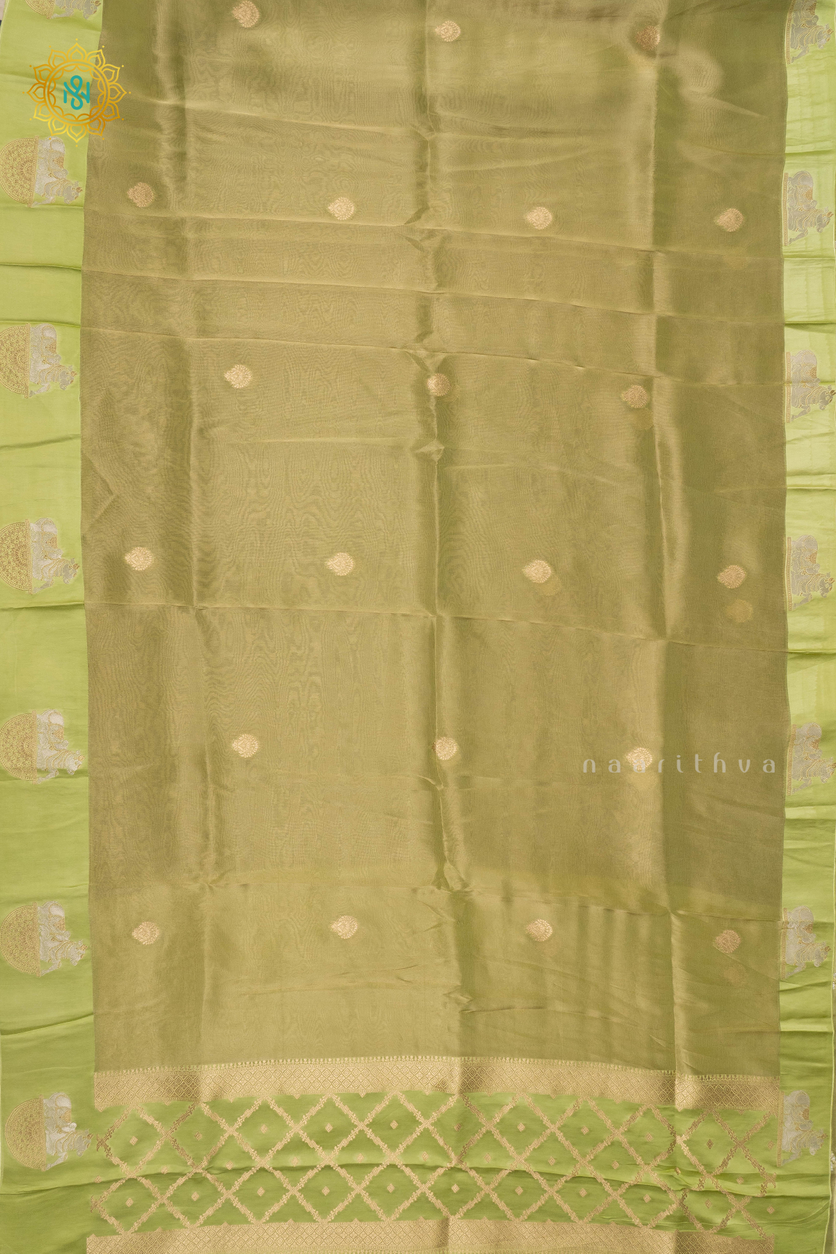 LIGHT GREEN - ORGANZA TISSUE