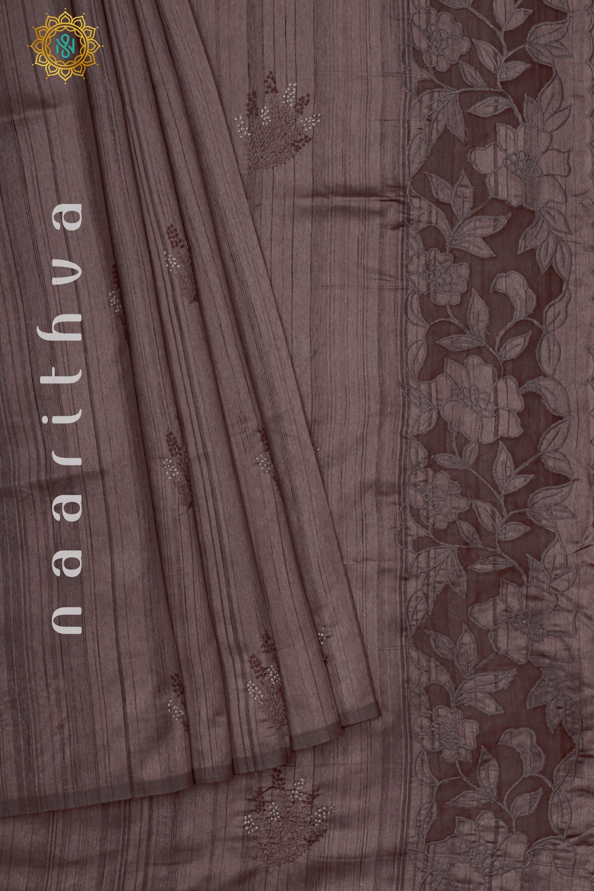 LIGHT BROWN - TUSSAR SILK