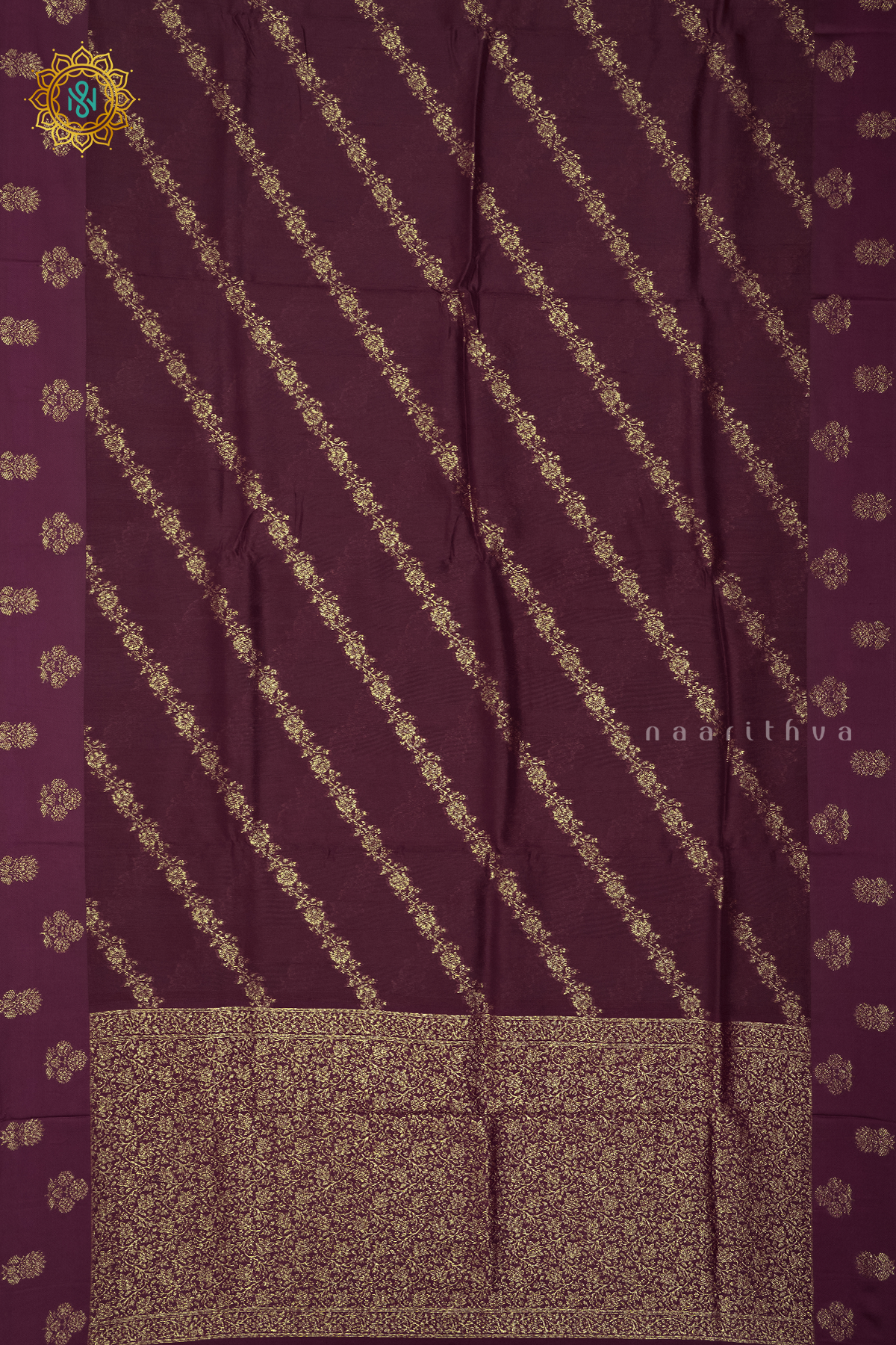 WINE - SEMI TUSSAR SILK