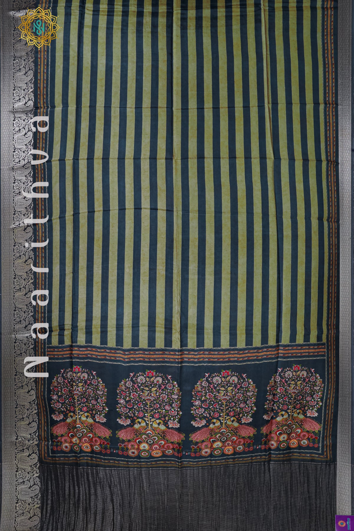 BLUE - SEMI CREPE SILK