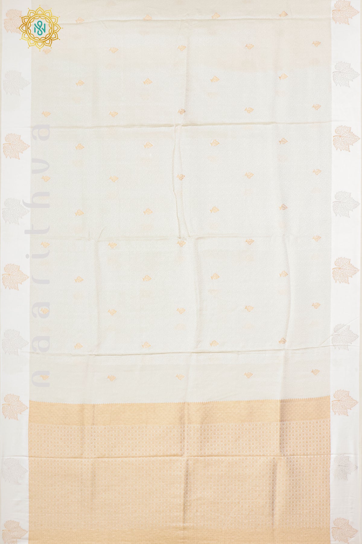 WHITE - SATIN BANARAS