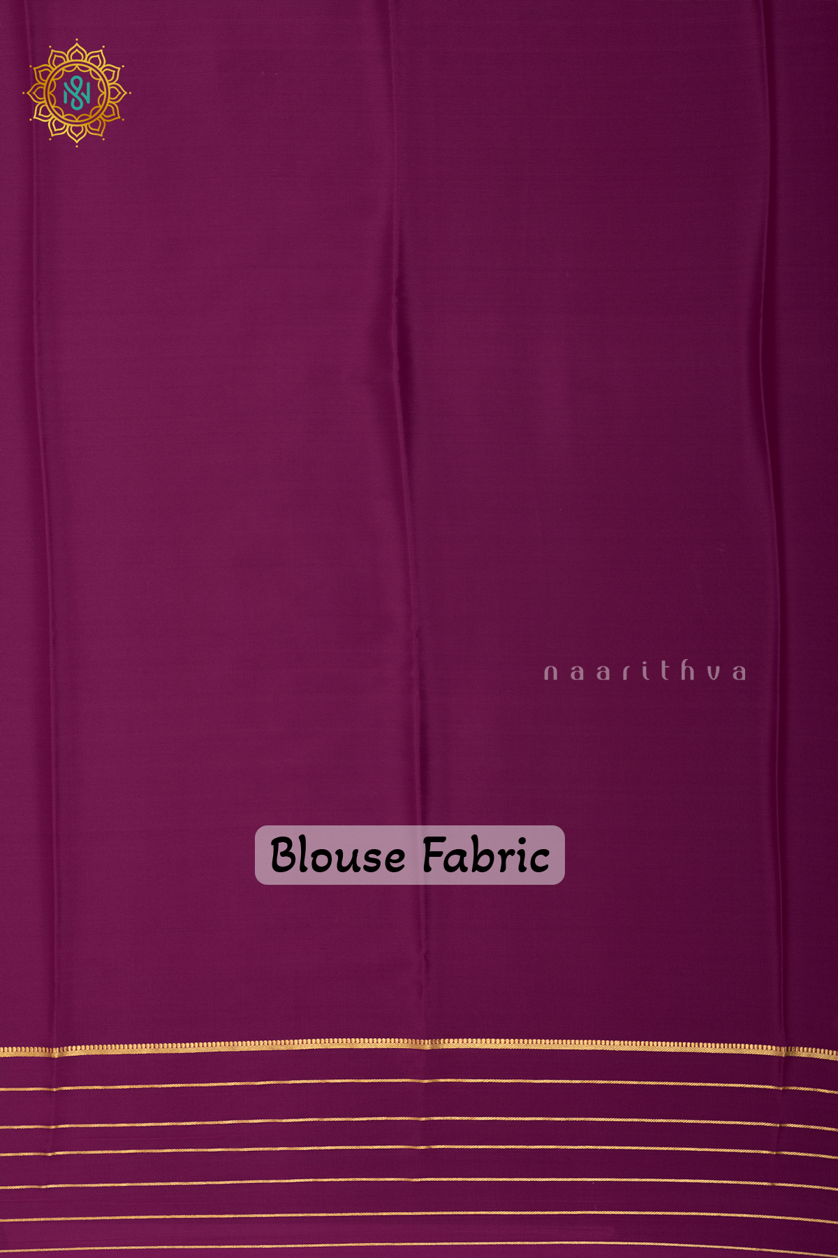 BROWN WITH PINK & GREEN - PURE MYSORE CREPE SILK