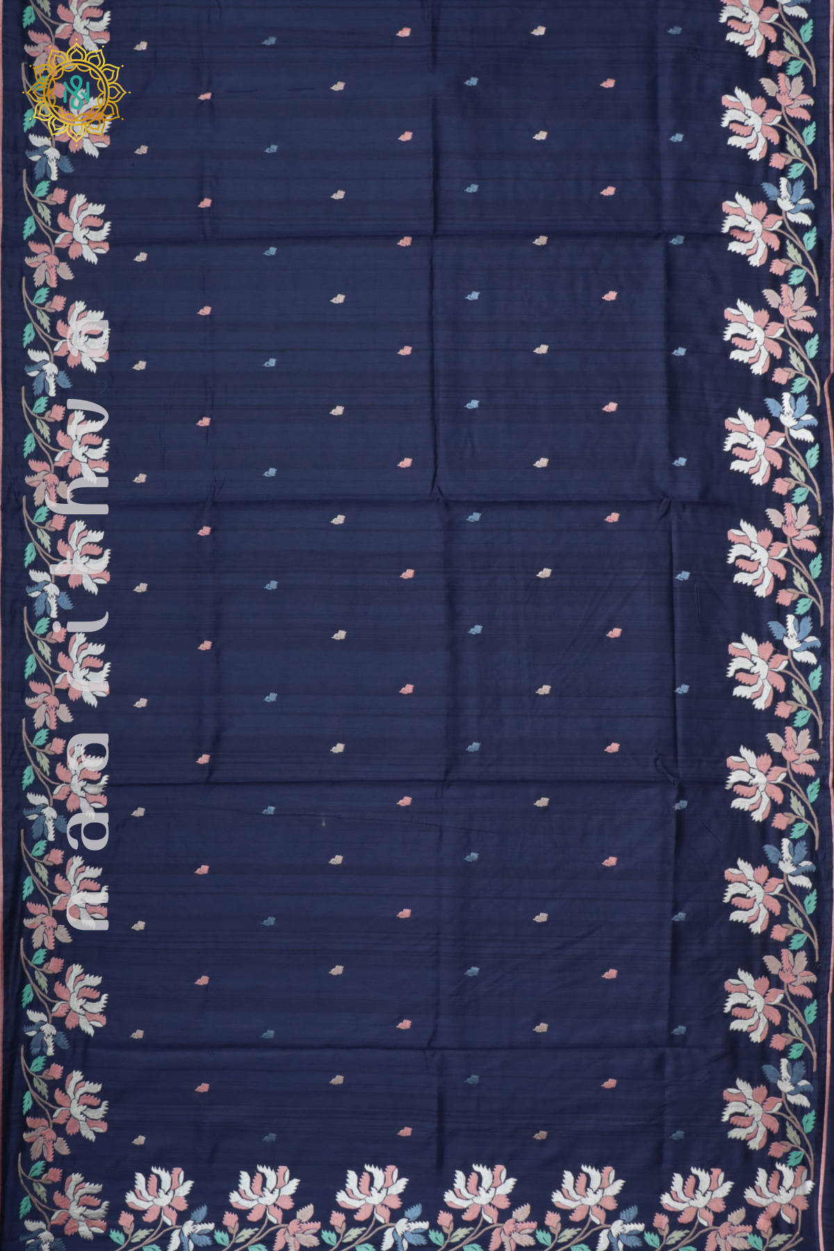 BLUE - SEMI TUSSAR SILK