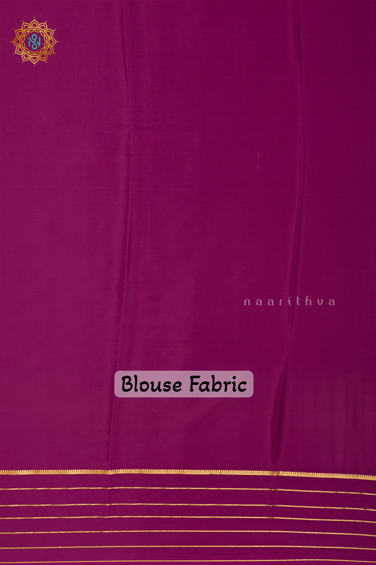 YELLOW WITH PINK & GREEN - PURE MYSORE CREPE SILK