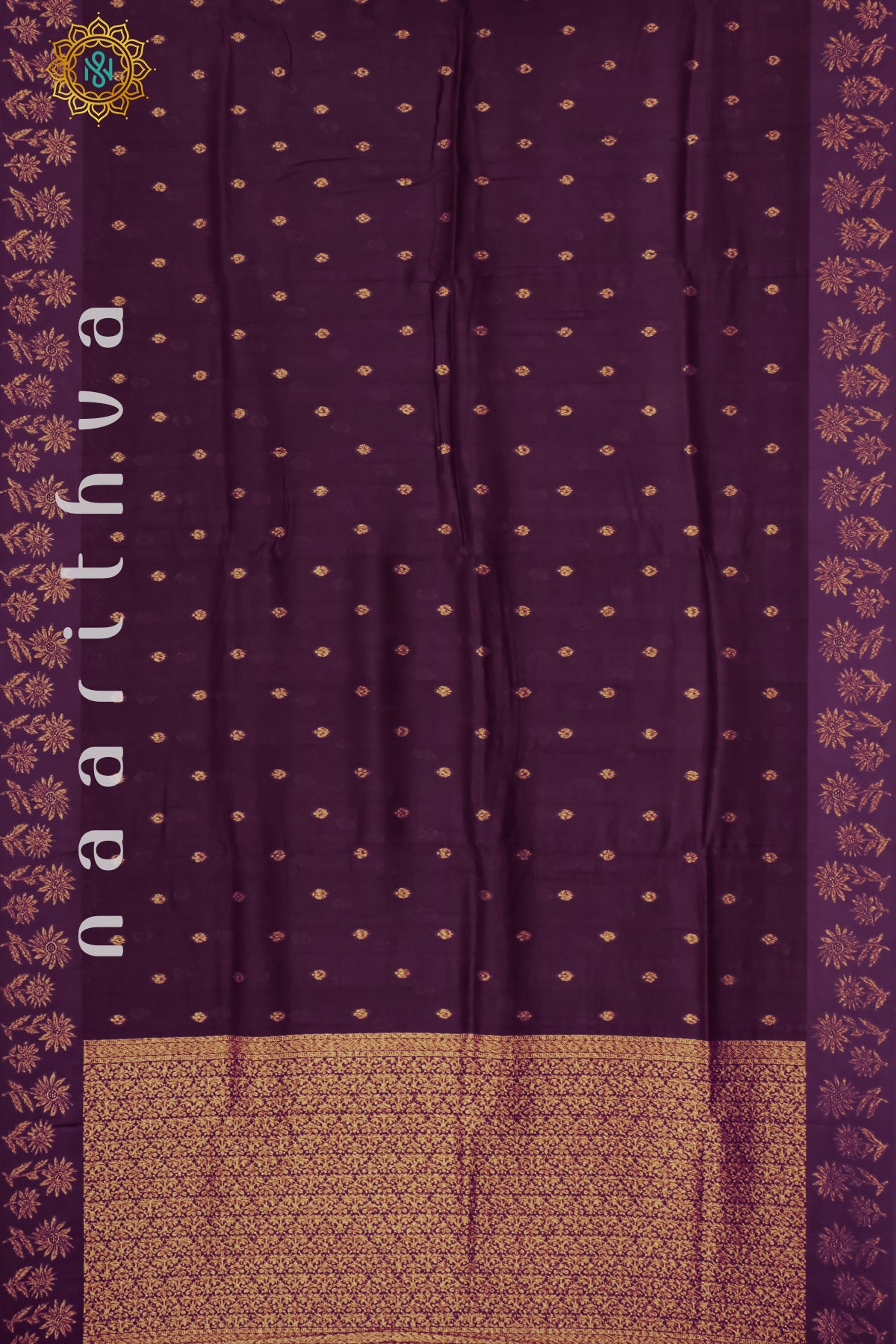 WINE - SEMI TUSSAR SILK