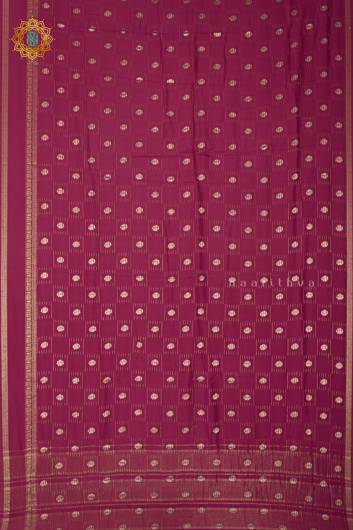 PINK WITH ORANGE - DOLA SILK