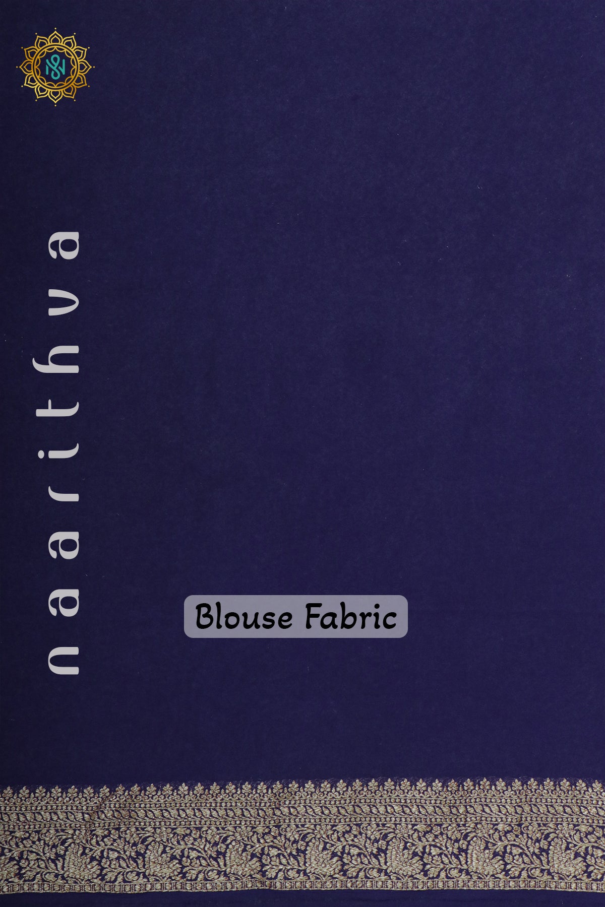 PINK WITH SKY BLUE, GREEN & NAVY BLUE - PURE BANARASI KHADDI GEORGETTE