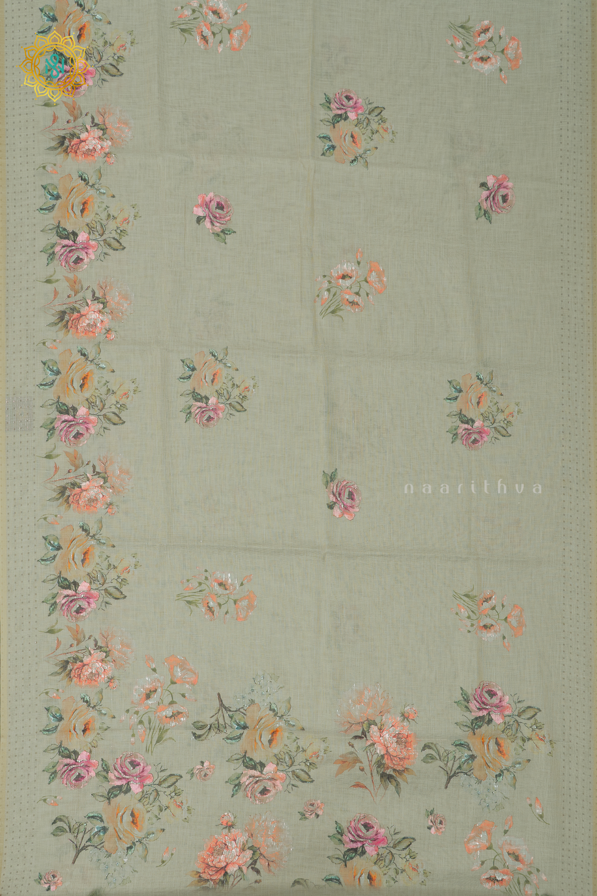 SAGE GREEN - LINEN BY COTTON