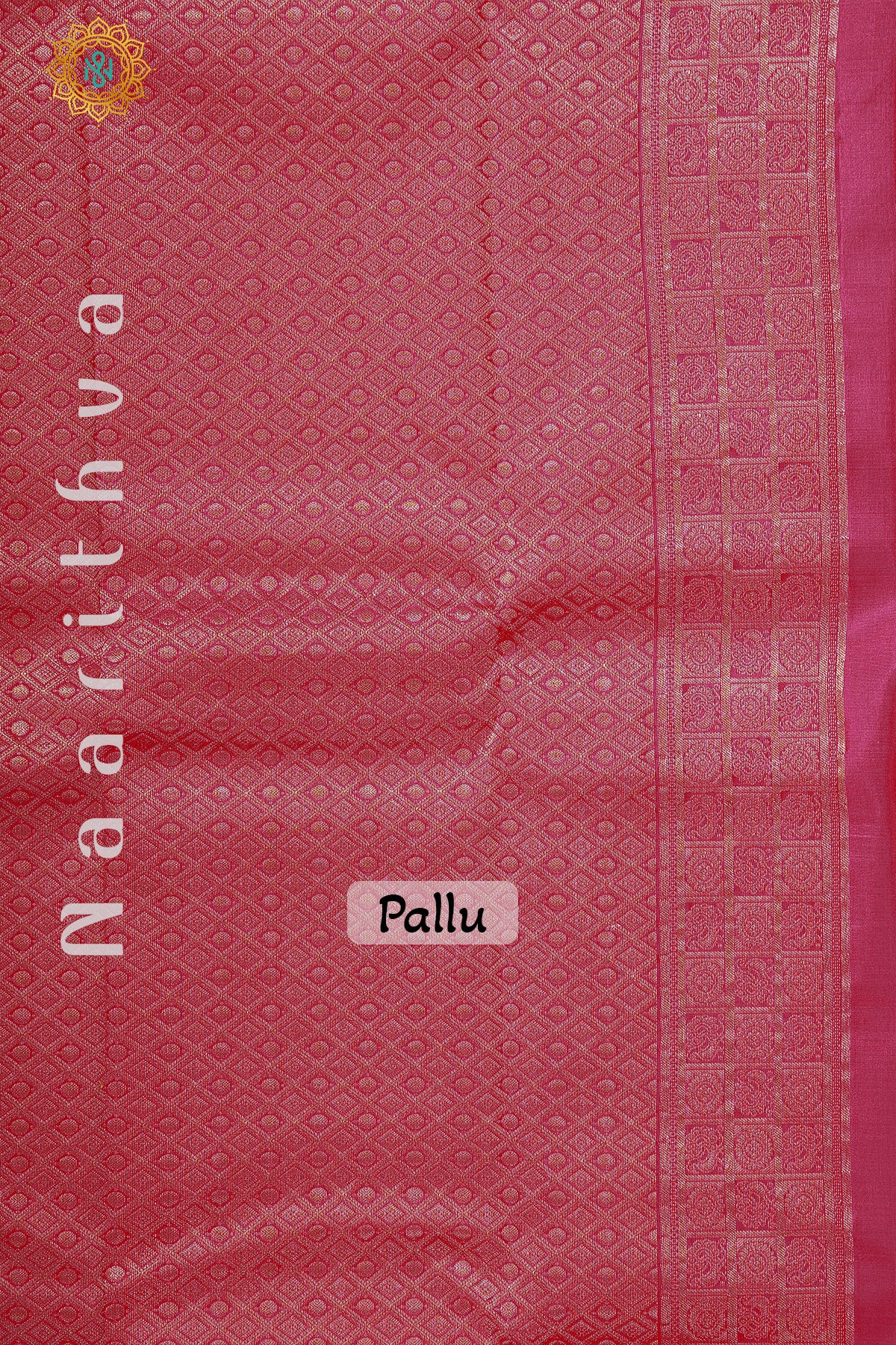 ORANGE WITH PINK - PURE KANJIVARAM SILK