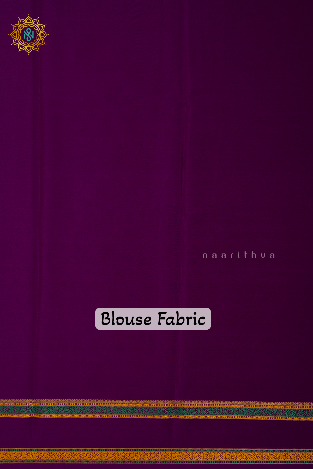 LIGHT YELLOW WITH MAGENTA - PURE MYSORE CREPE SILK