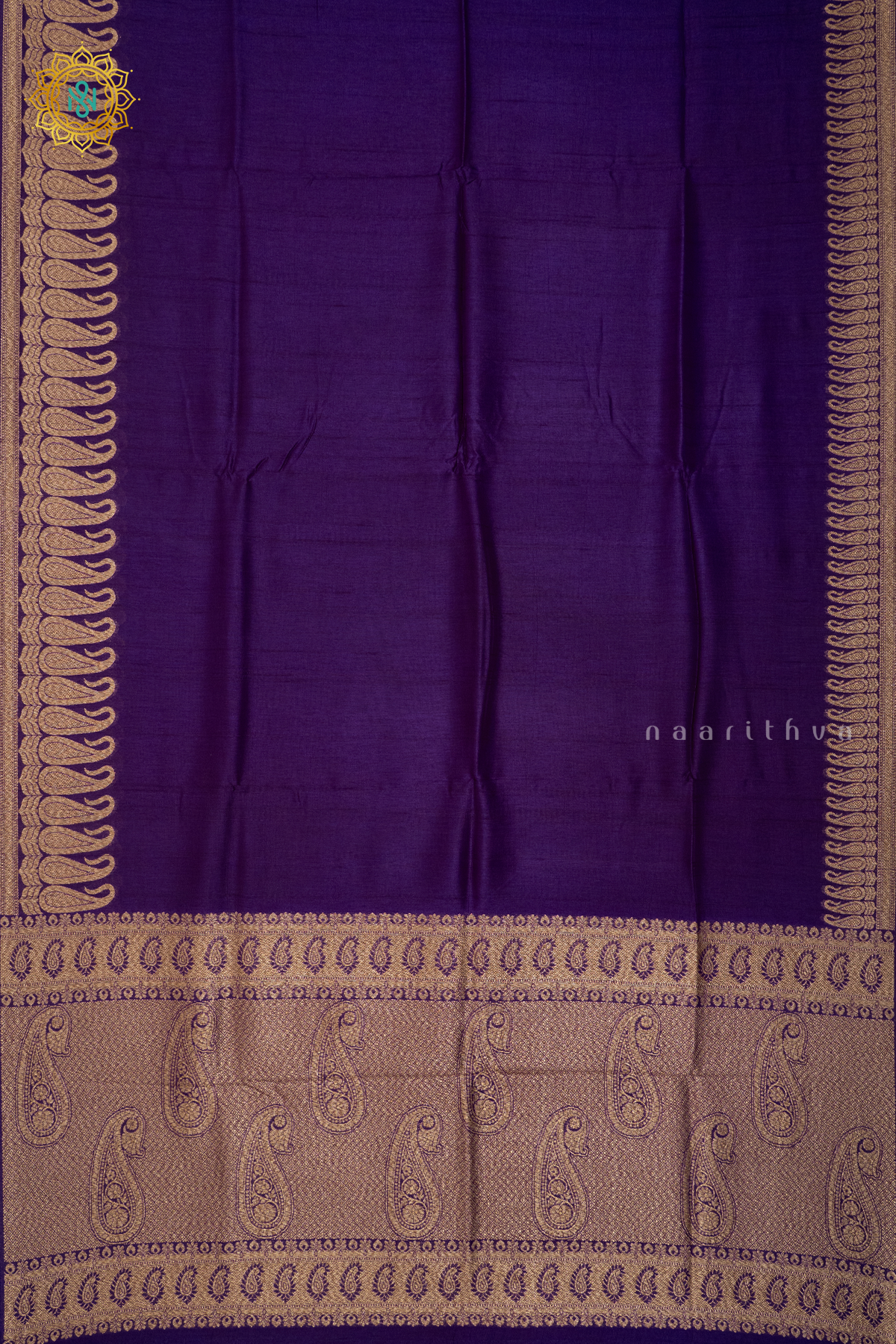 PURPLE - SEMI TUSSAR SILK