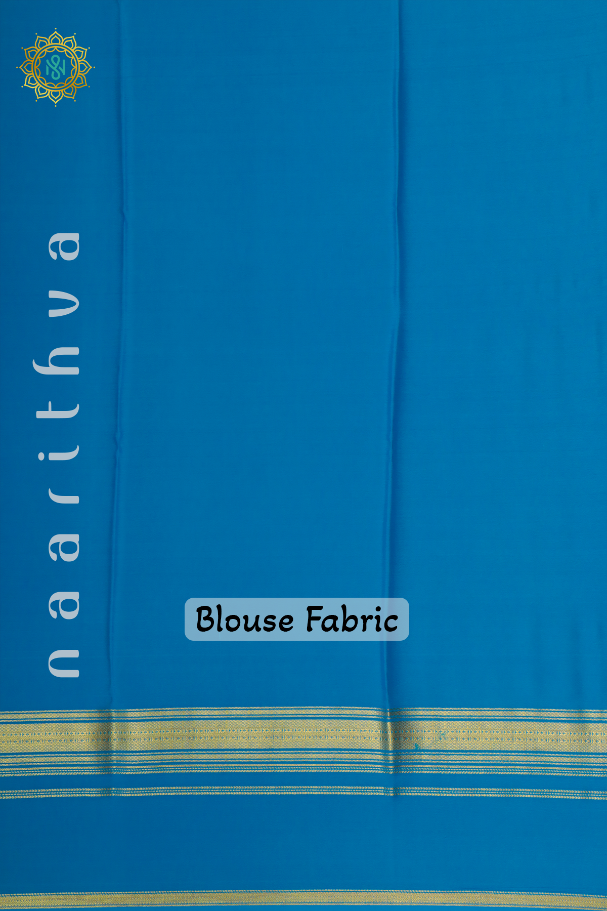 MAGENTA WITH SKY BLUE - PURE MYSORE CREPE SILK