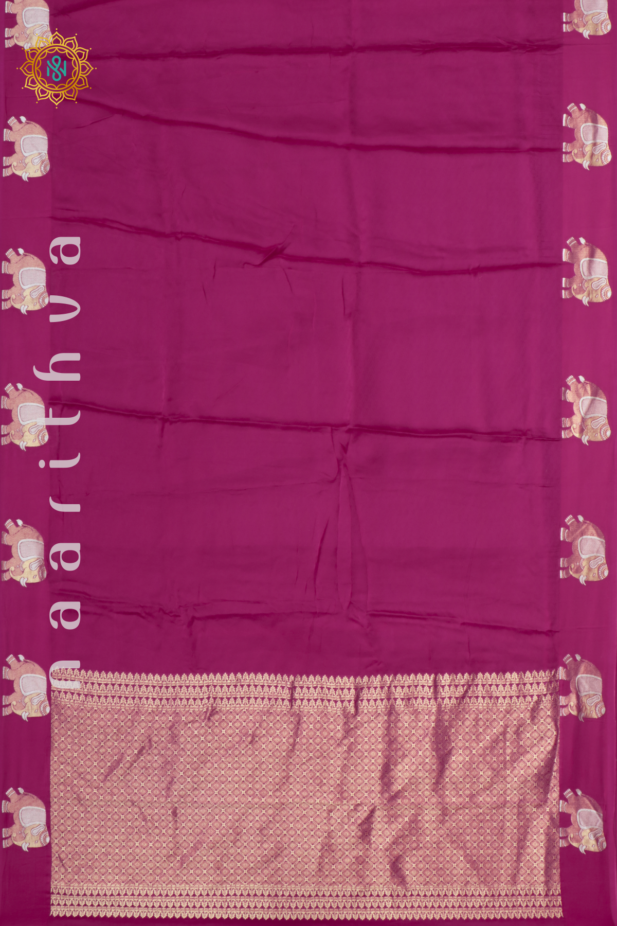 RANI PINK - SATIN BANARAS