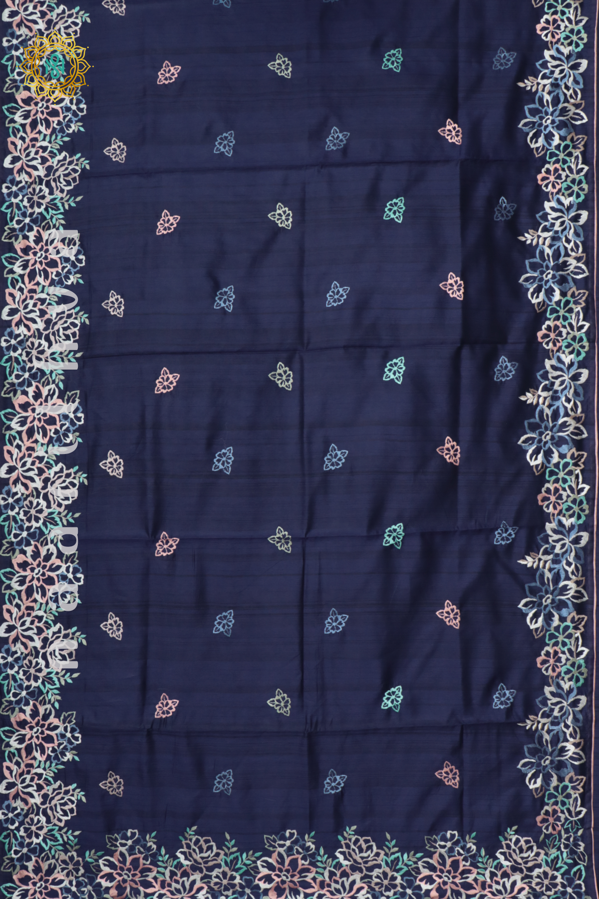 BLUE - SEMI TUSSAR SILK