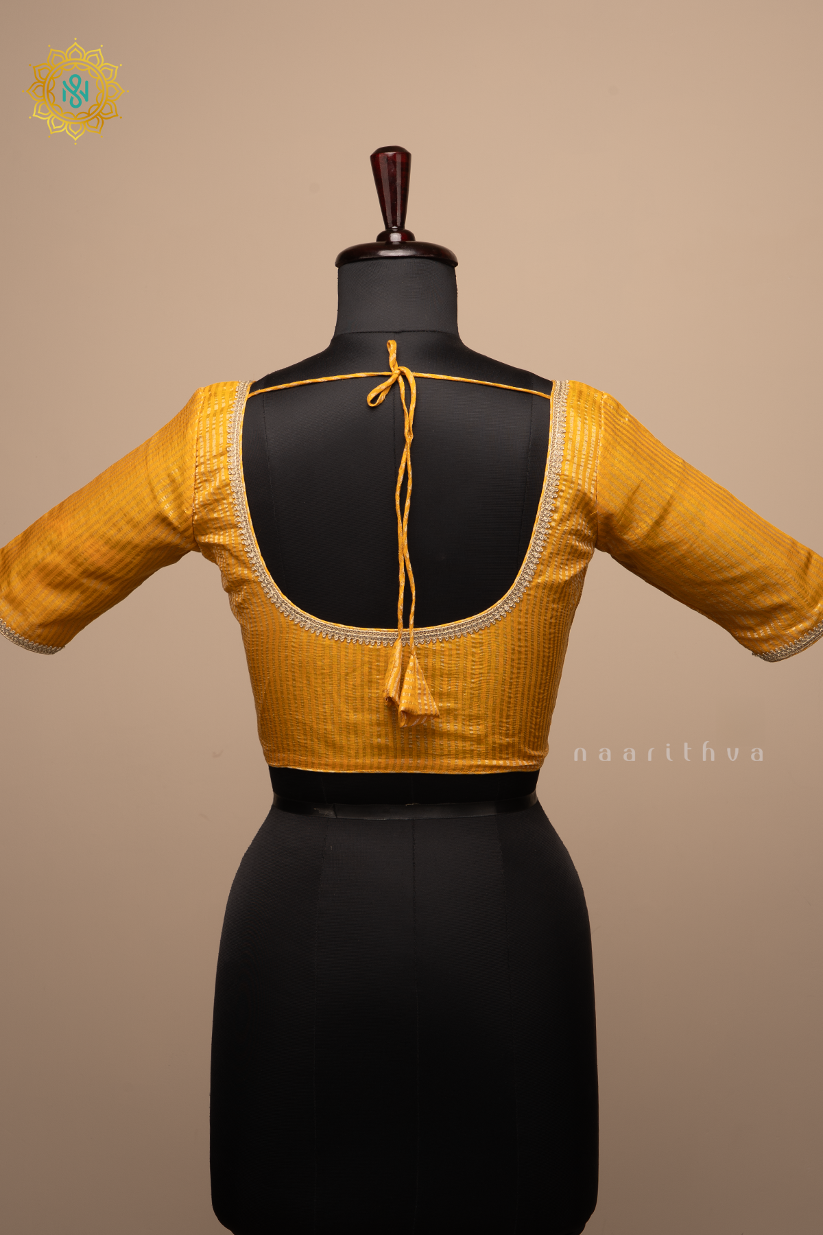 YELLOW - TISSUE READYMADE BLOUSE
