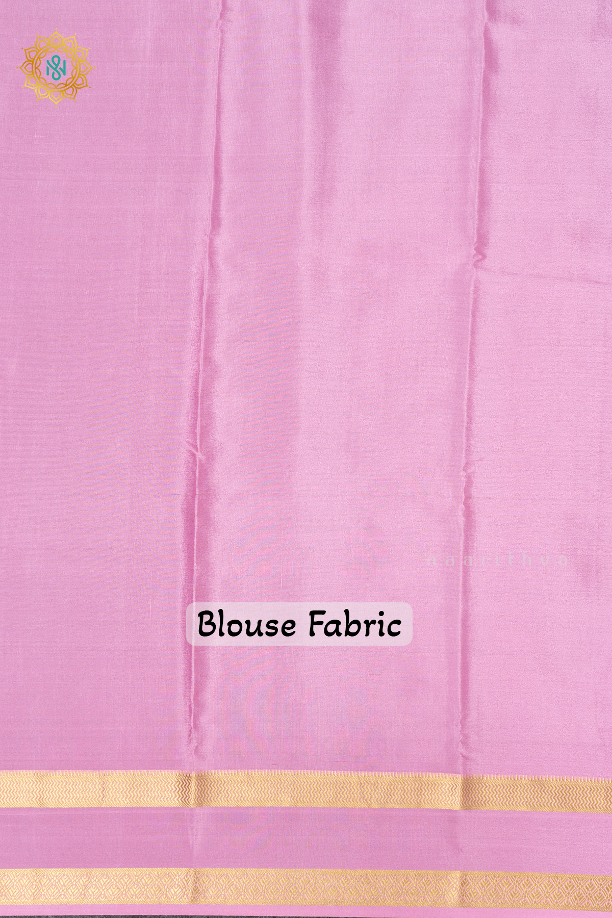 BOTTLE GREEN WITH BABY PINK - PURE MYSORE CREPE SILK
