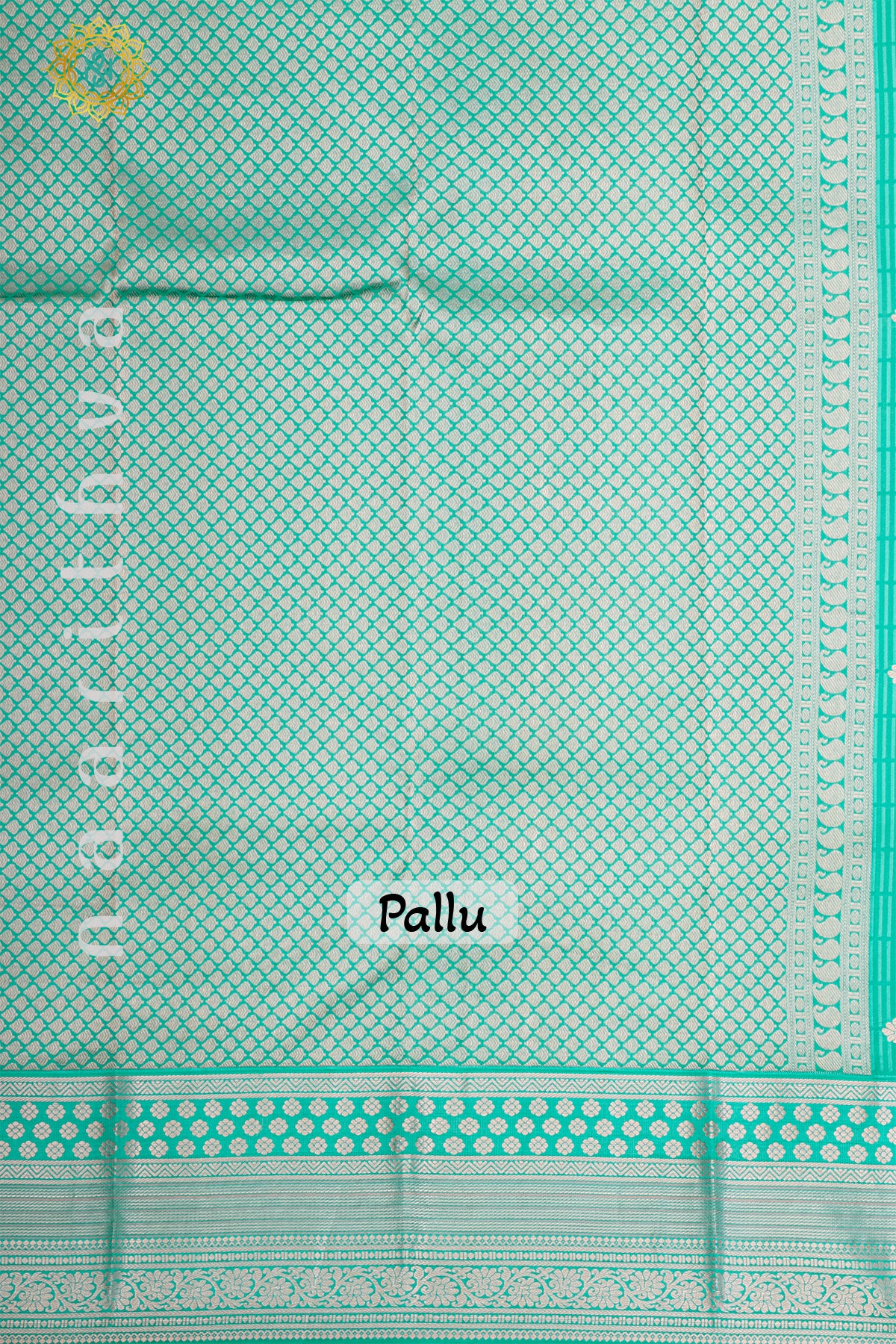 LAVENDER WITH SEA GREEN - PURE KANJIVARAM SILK