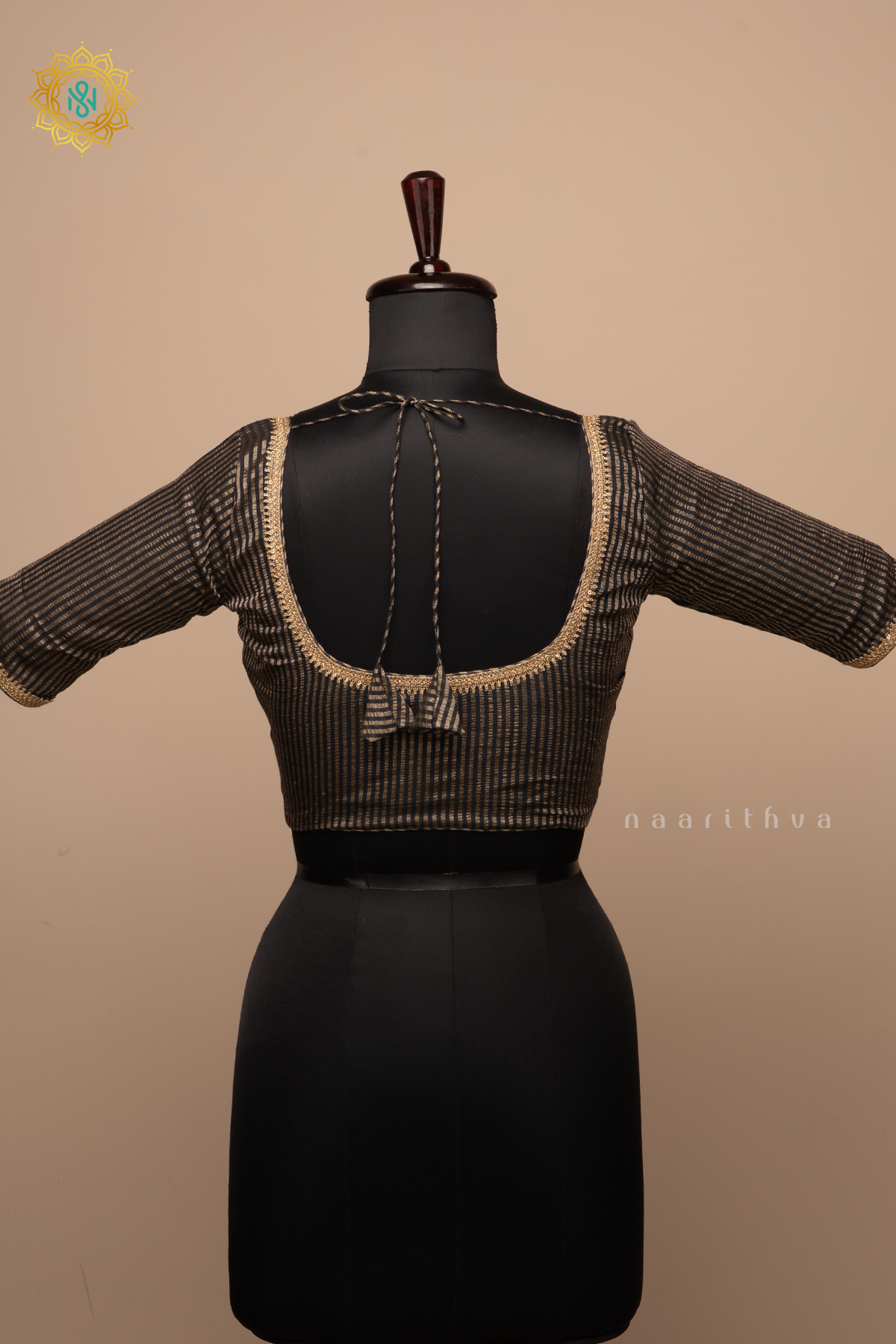BLACK - TISSUE READYMADE BLOUSE
