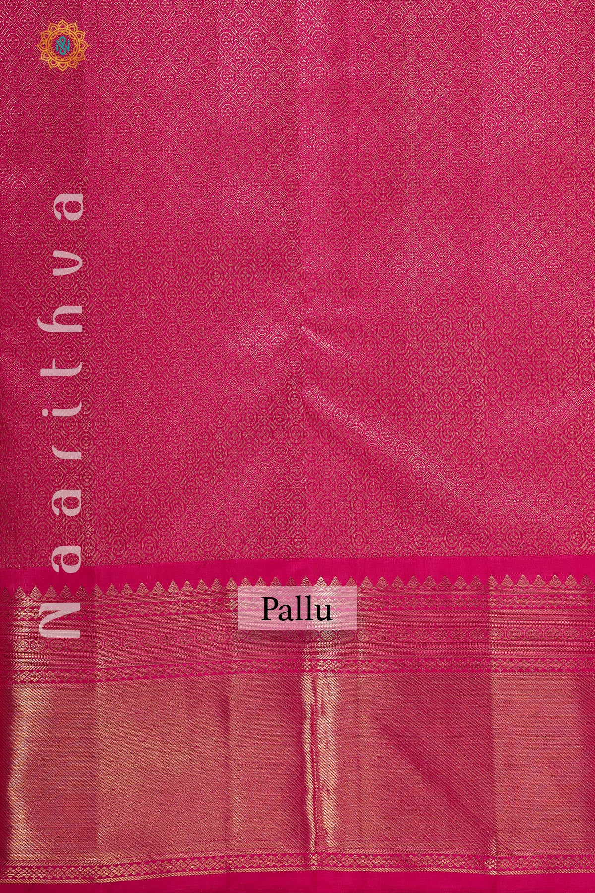 GREEN WITH PINK - PURE KANJIVARAM KORA SILK