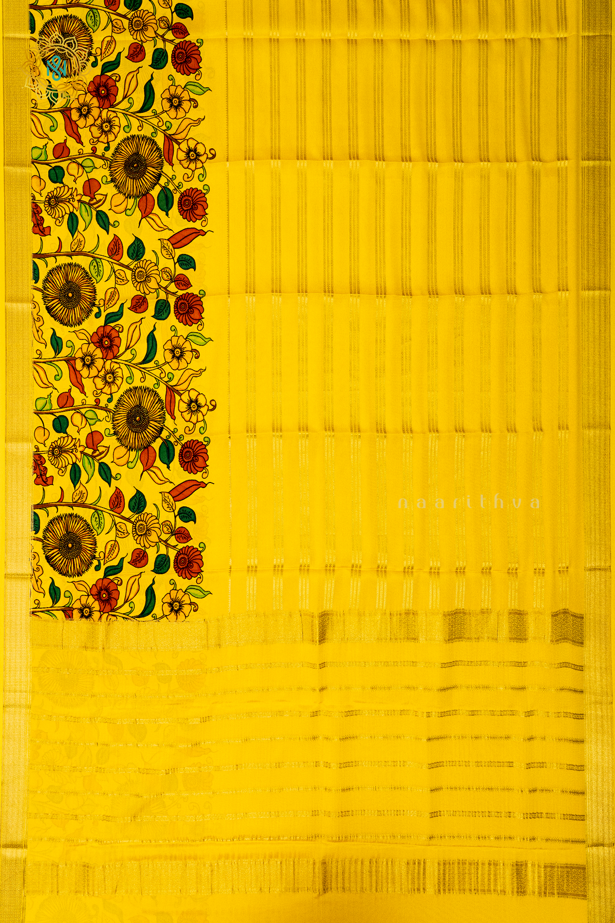 YELLOW - PURE MYSORE CREPE SILK