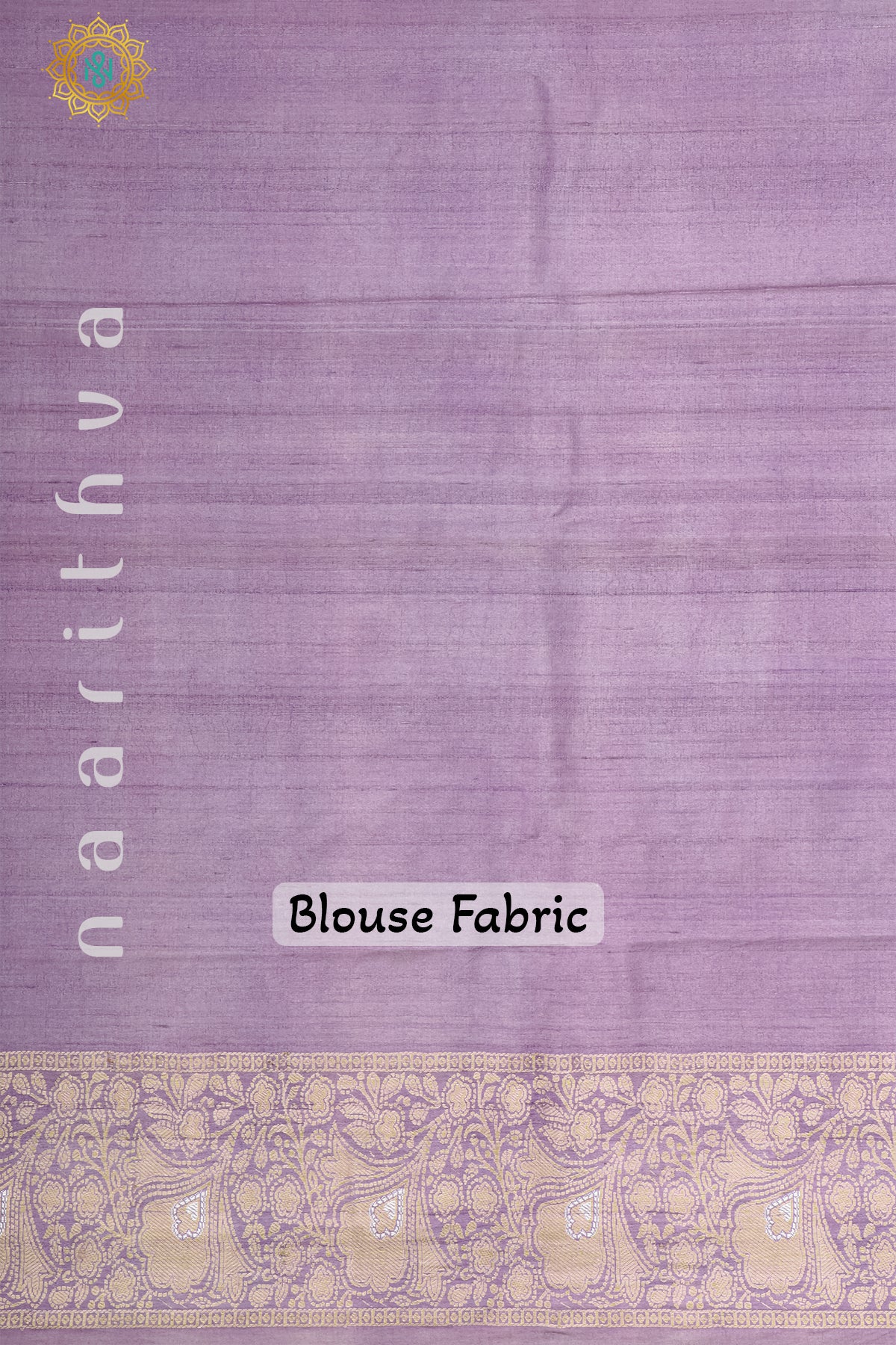AQUA BLUE WITH PEACH & LAVENDER - PURE HAND PAINTED TUSSAR GEORGETTE