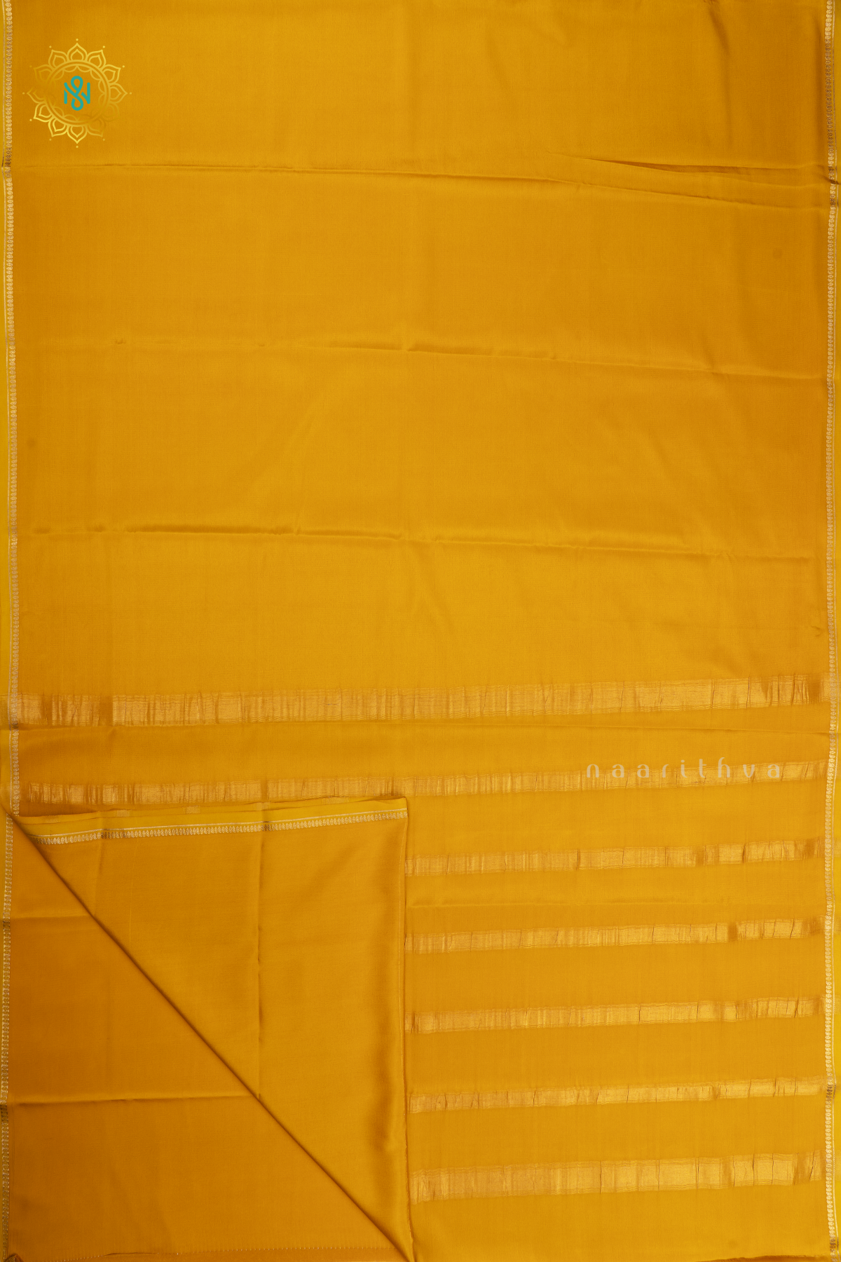 MUSTARD - PURE MYSORE CREPE SILK