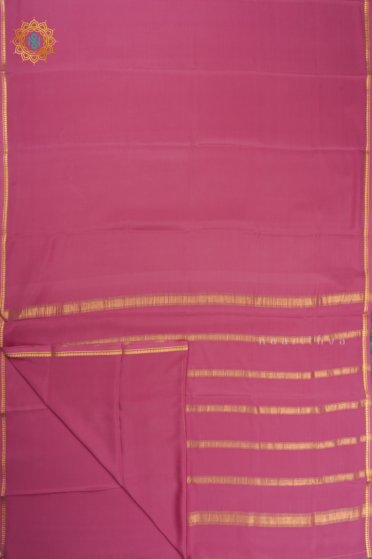 ROUGE PINK - PURE MYSORE CREPE SILK