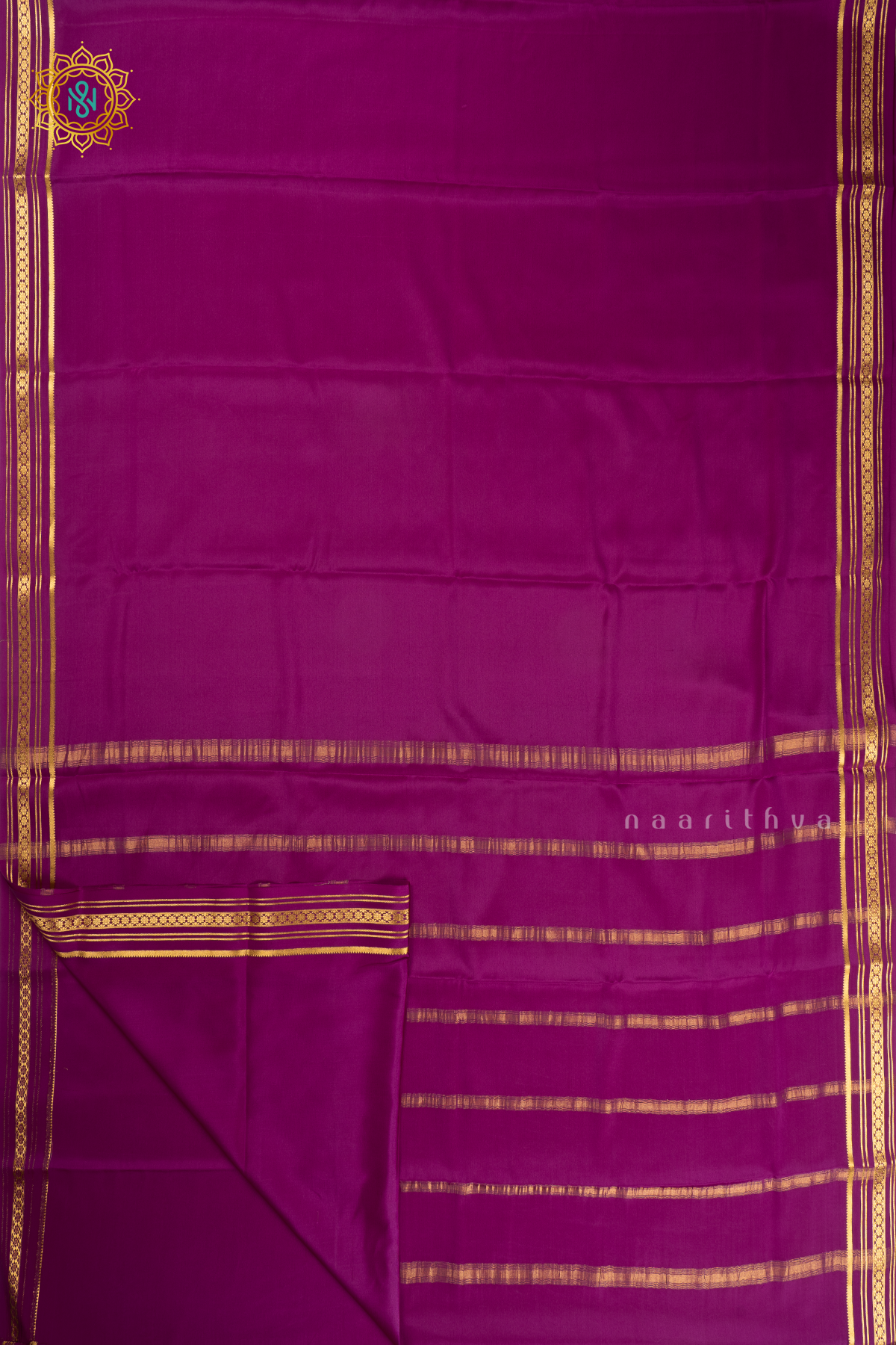 MAGENTA - PURE MYSORE CREPE SILK