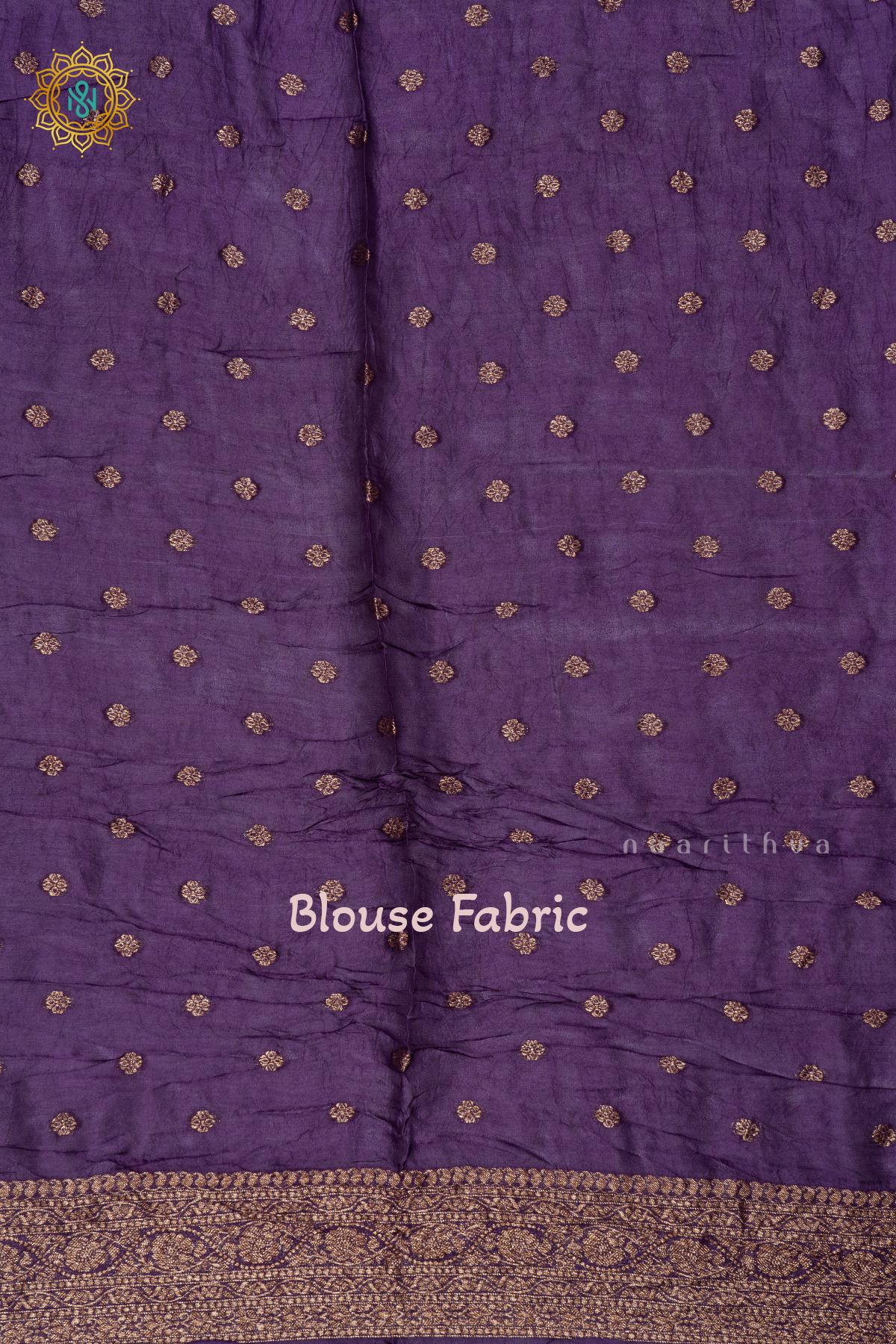 Purple Semi Tussar Silk Saree With Tie and Dye Bandini