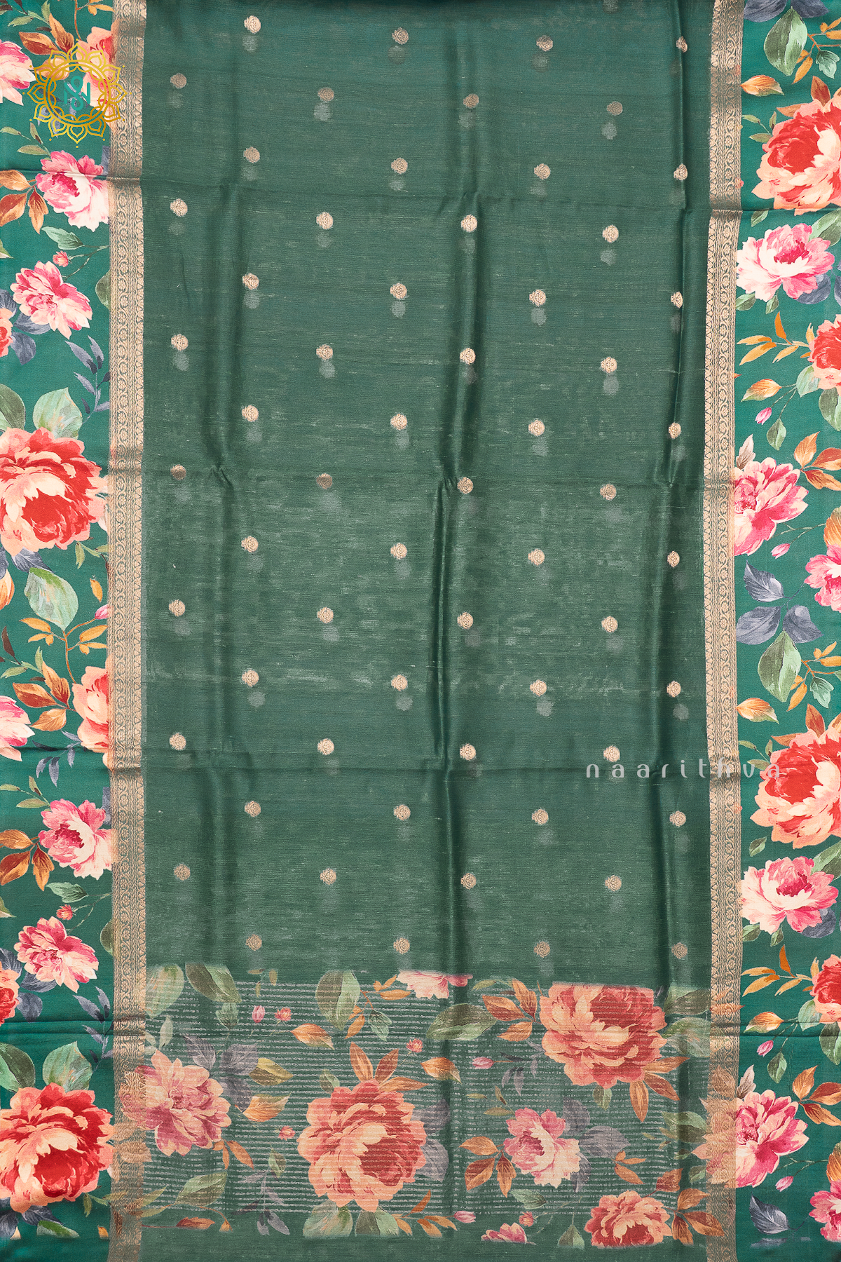 SAGE GREEN - PURE TUSSAR SILK