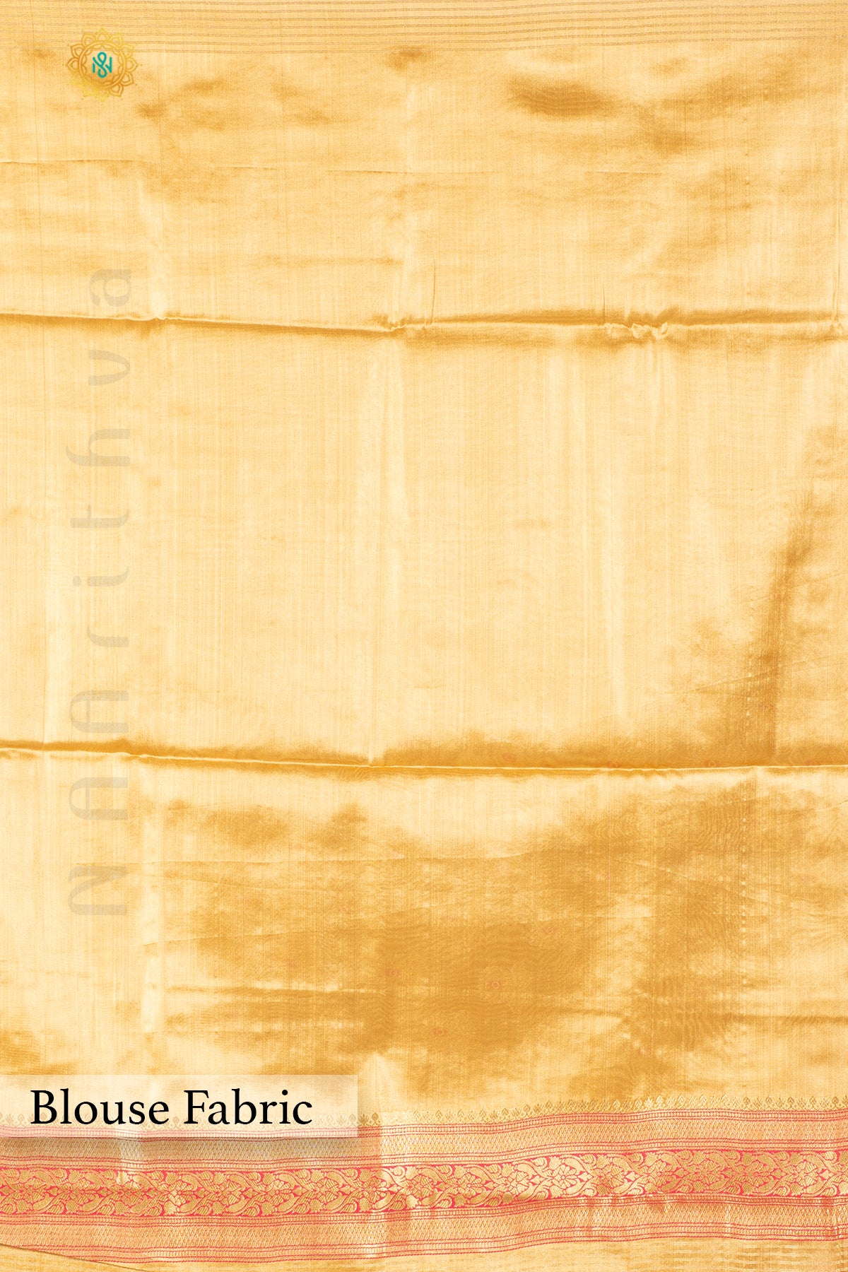 GOLD TISSUE SILK IN MEENA BUTTAS ALLOVER THE BODY WITH ZARI WOVEN PALLU & TISSUE BLOUSE