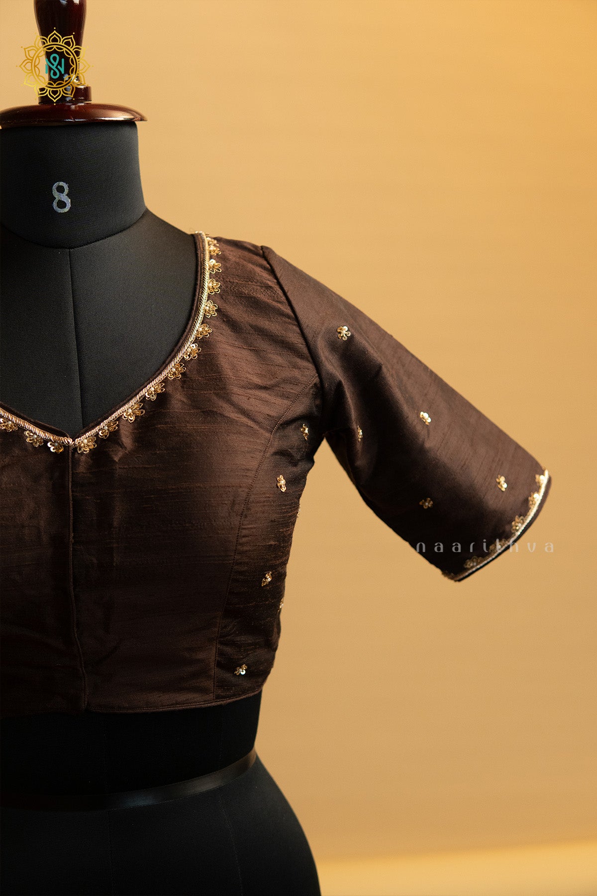 BROWN - READYMADE BLOUSE
