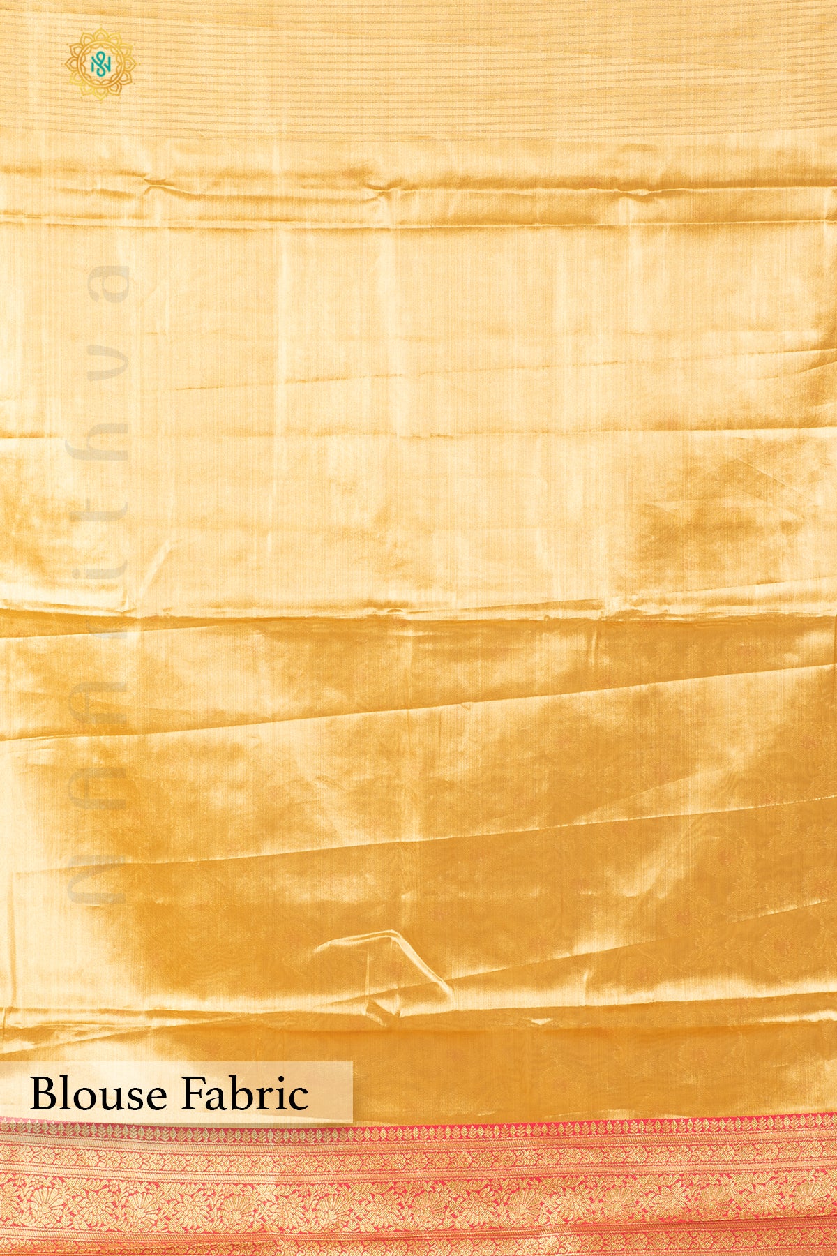 GOLD TISSUE SILK IN MEENA BUTTAS ALLOVER THE BODY WITH ZARI WOVEN PALLU & TISSUE BLOUSE