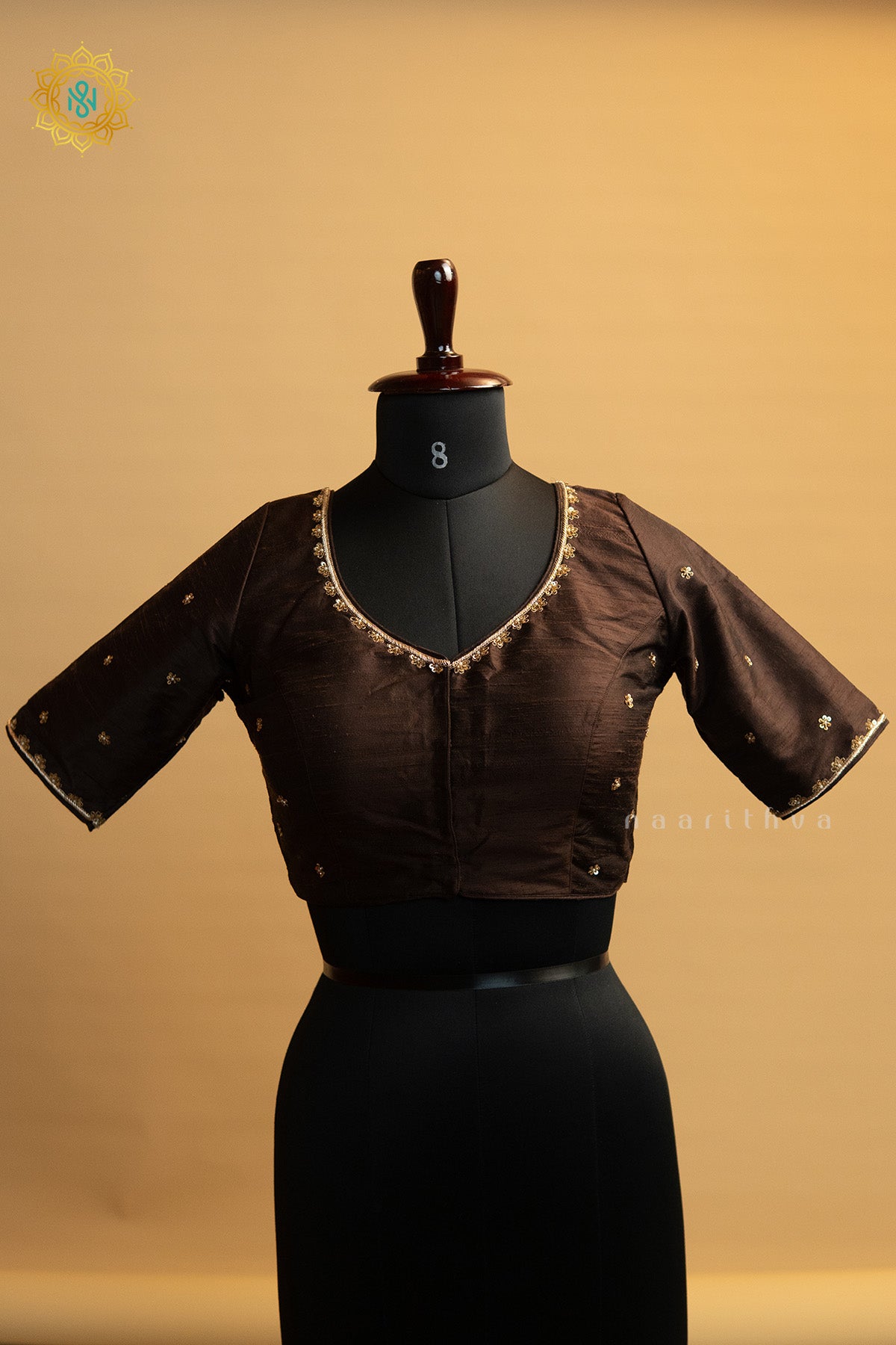 BROWN - READYMADE BLOUSE