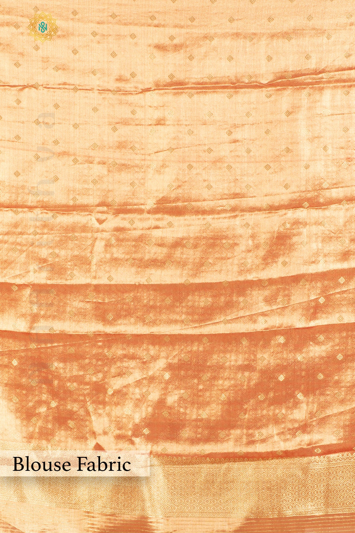 ROSE GOLD TISSUE SILK IN MEENA BUTTAS ALLOVER THE BODY WITH ZARI WOVEN PALLU & TISSUE BLOUSE