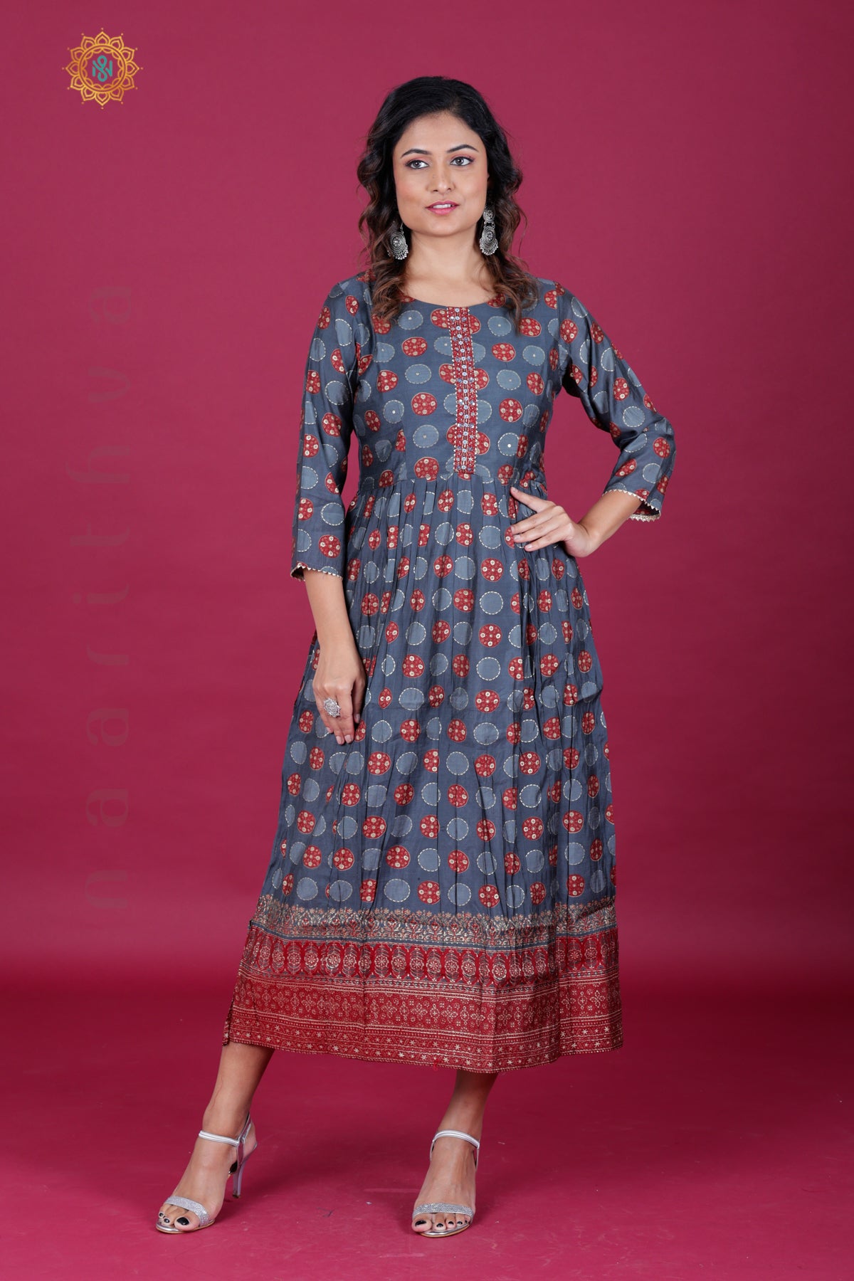 GREY - CASUAL WEAR ONE PIECE KURTI