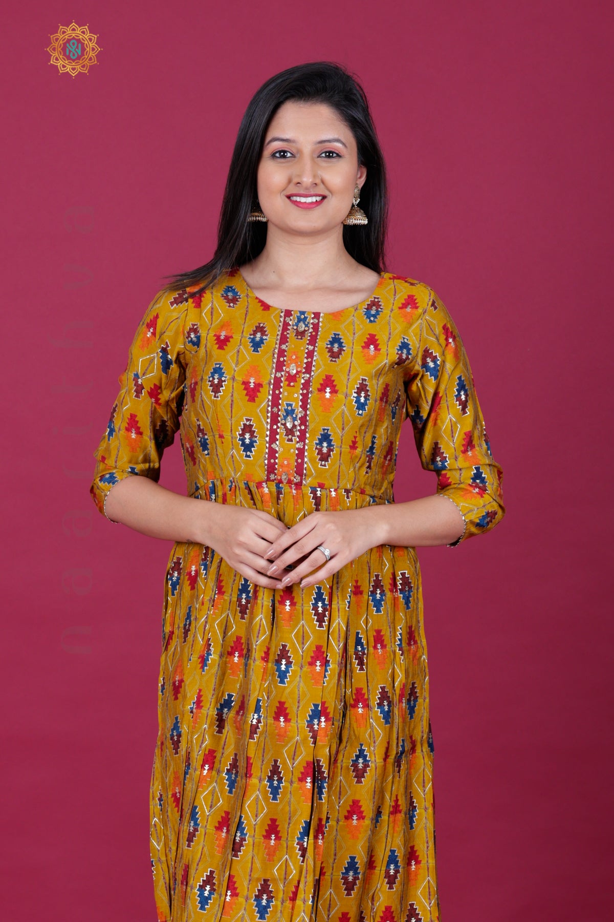 MUSTARD - CASUAL WEAR ONE PIECE KURTI