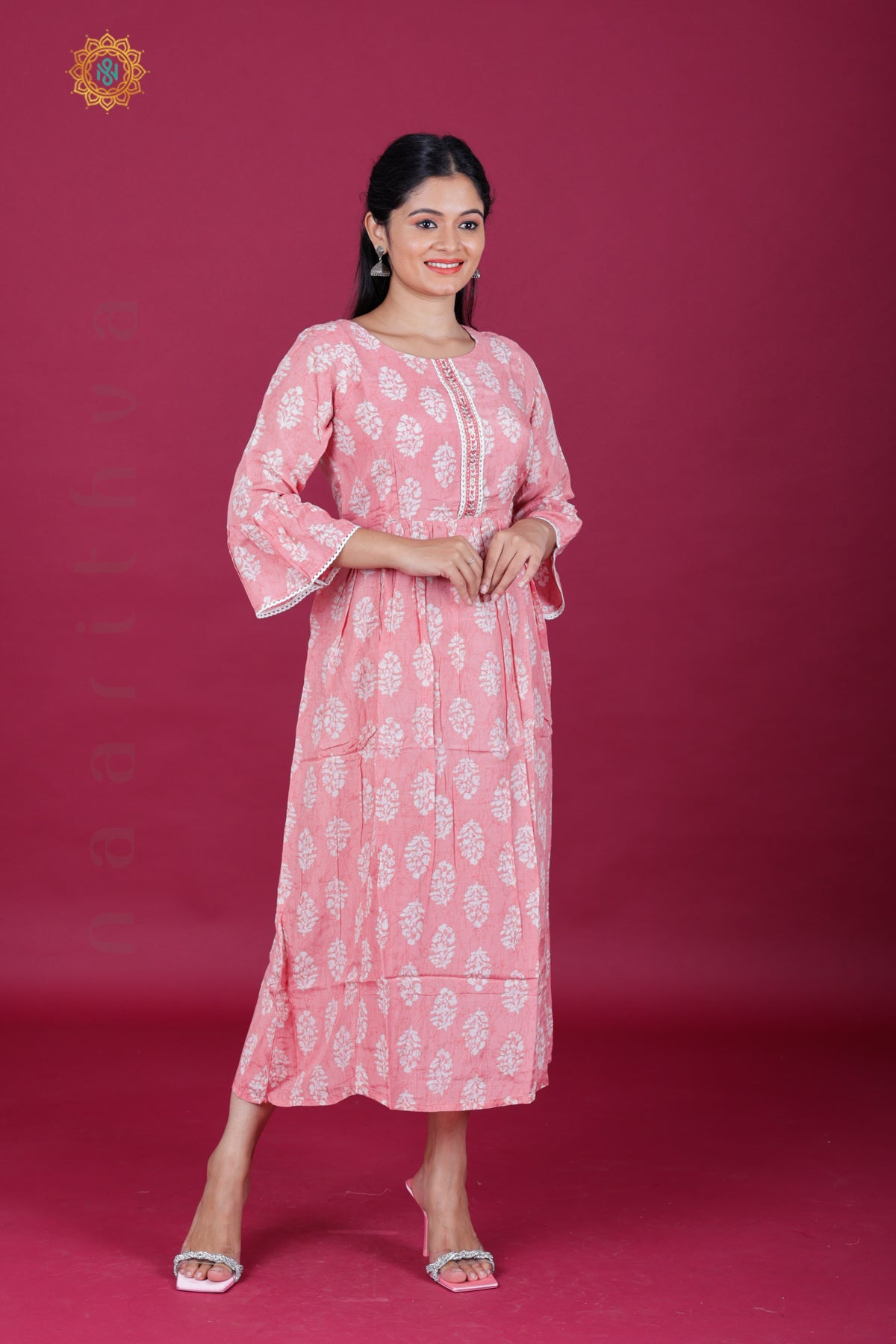 PALE PINK - CASUAL WEAR ONE PIECE KURTI
