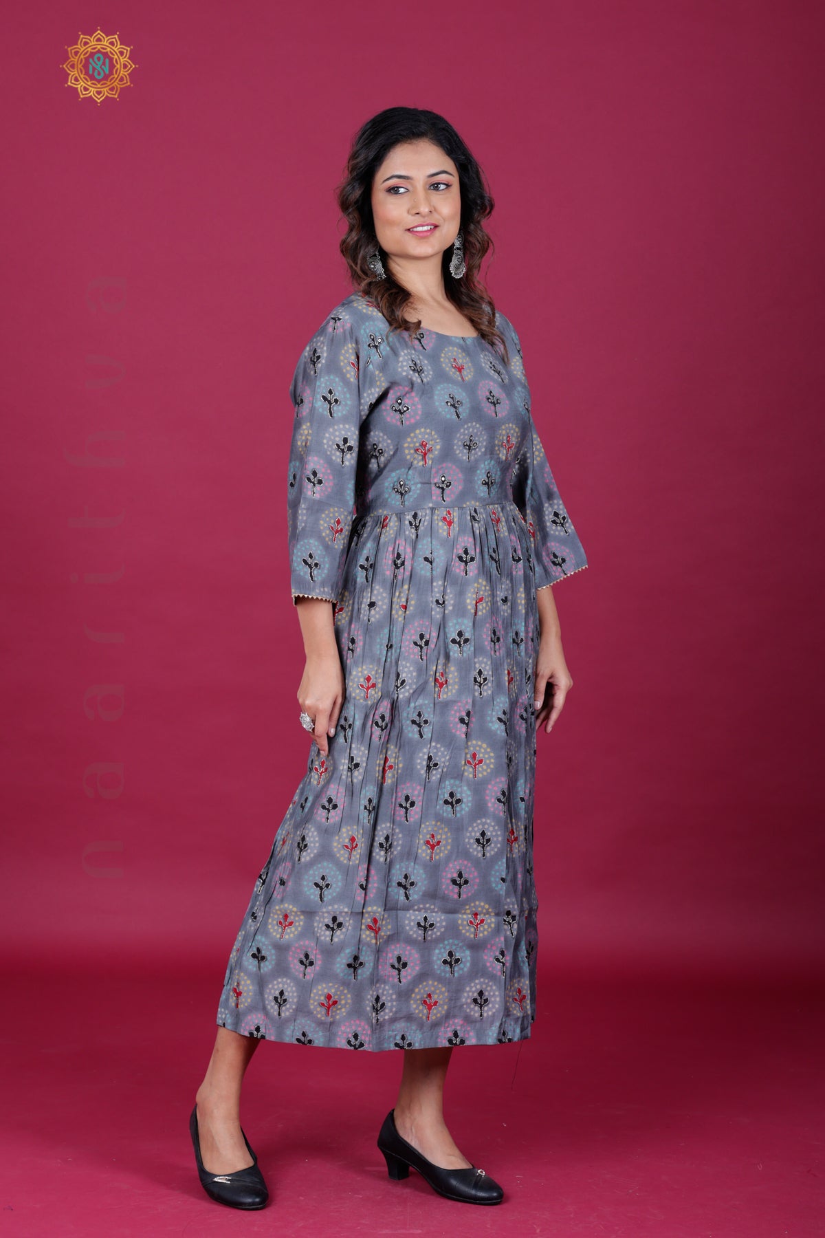 GREY - CASUAL WEAR ONE PIECE KURTI